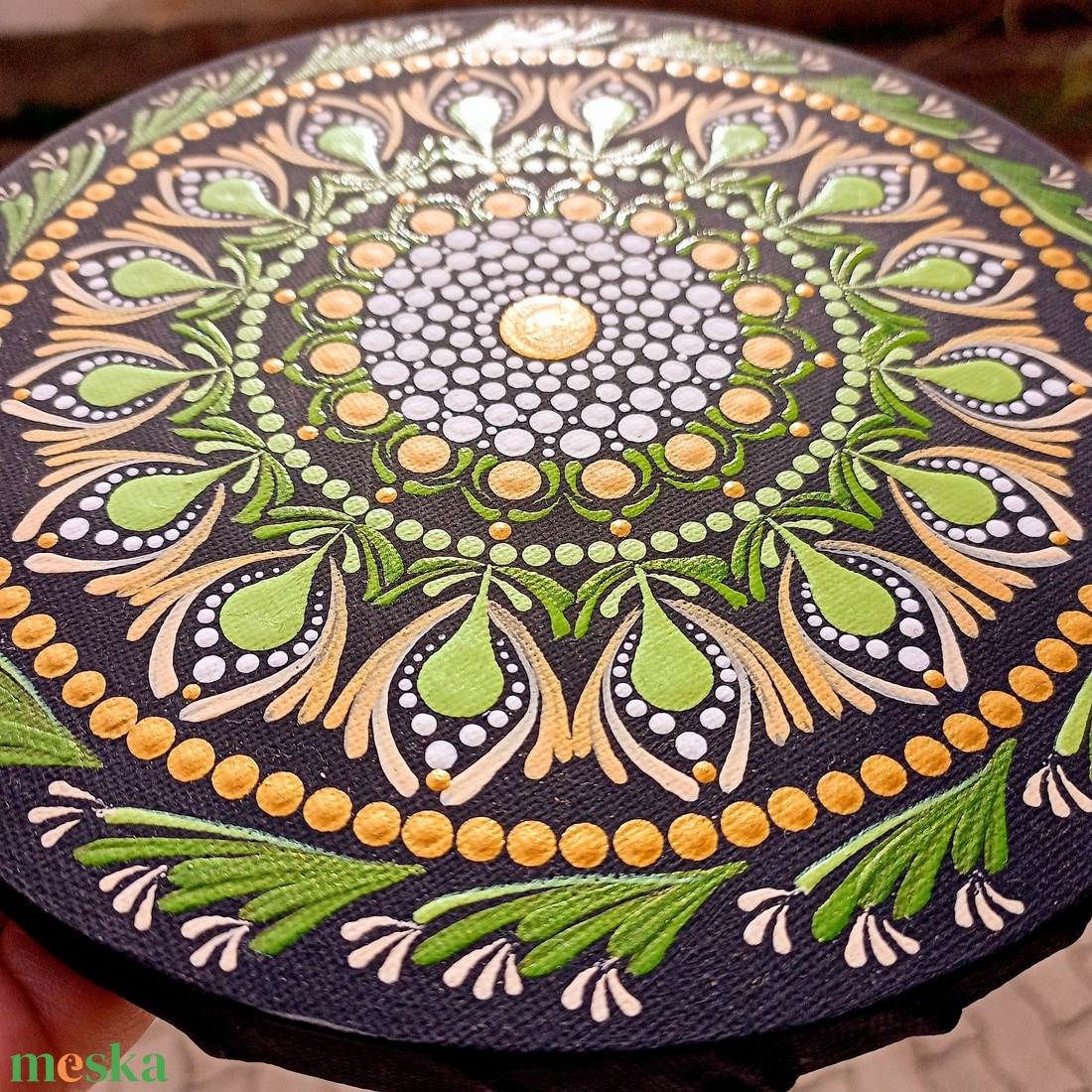 Pontozott mandala Beige tavasz - művészet - festmény - festmény vegyes technika - Meska.hu Pontozott mandala Beige tavasz - művészet - festmény - festmény vegyes technika - Meska.hu