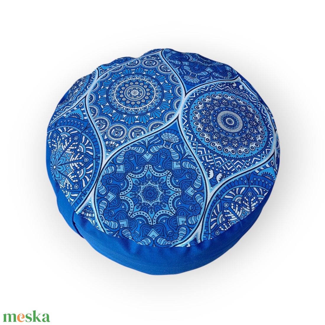 Meditációs, jóga ülőpárna tönköly pelyvával töltve, Kék mandala - játék & sport - sport és kikapcsolódás - jóga, pilates, torna - jógapárna - Meska.hu Meditációs, jóga ülőpárna tönköly pelyvával töltve, Kék mandala - játék & sport - sport és kikapcsolódás - jóga, pilates, torna - jógapárna - Meska.hu