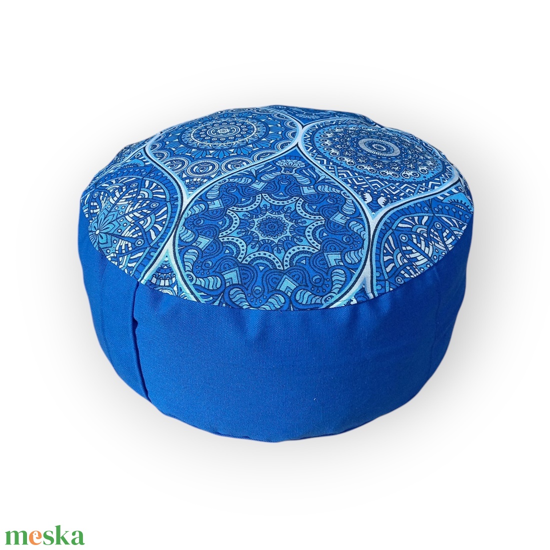 Meditációs, jóga ülőpárna tönköly pelyvával töltve, Kék mandala - játék & sport - sport és kikapcsolódás - jóga, pilates, torna - jógapárna - Meska.hu Meditációs, jóga ülőpárna tönköly pelyvával töltve, Kék mandala - játék & sport - sport és kikapcsolódás - jóga, pilates, torna - jógapárna - Meska.hu