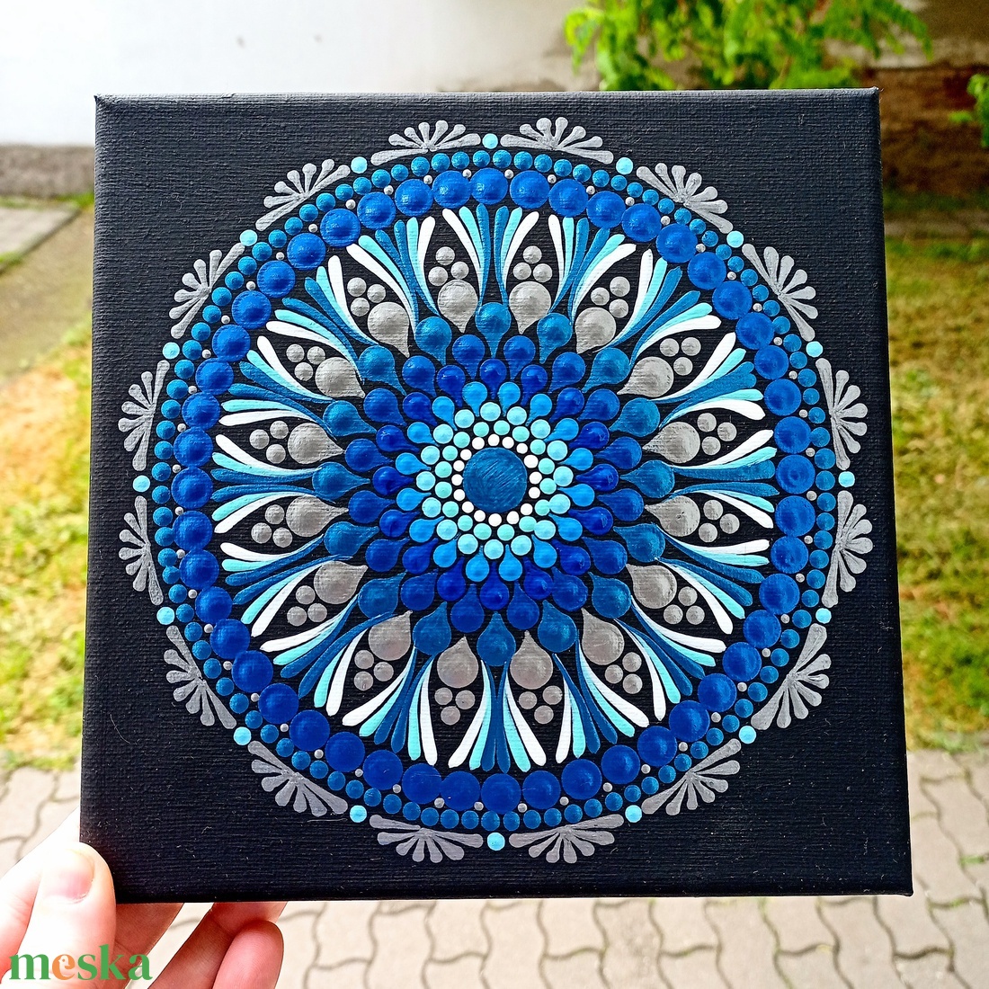 Pontozott mandala Lágy kommunikáció - művészet - festmény - festmény vegyes technika - Meska.hu Pontozott mandala Lágy kommunikáció - művészet - festmény - festmény vegyes technika - Meska.hu
