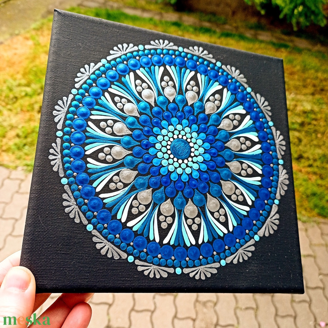 Pontozott mandala Lágy kommunikáció - művészet - festmény - festmény vegyes technika - Meska.hu Pontozott mandala Lágy kommunikáció - művészet - festmény - festmény vegyes technika - Meska.hu