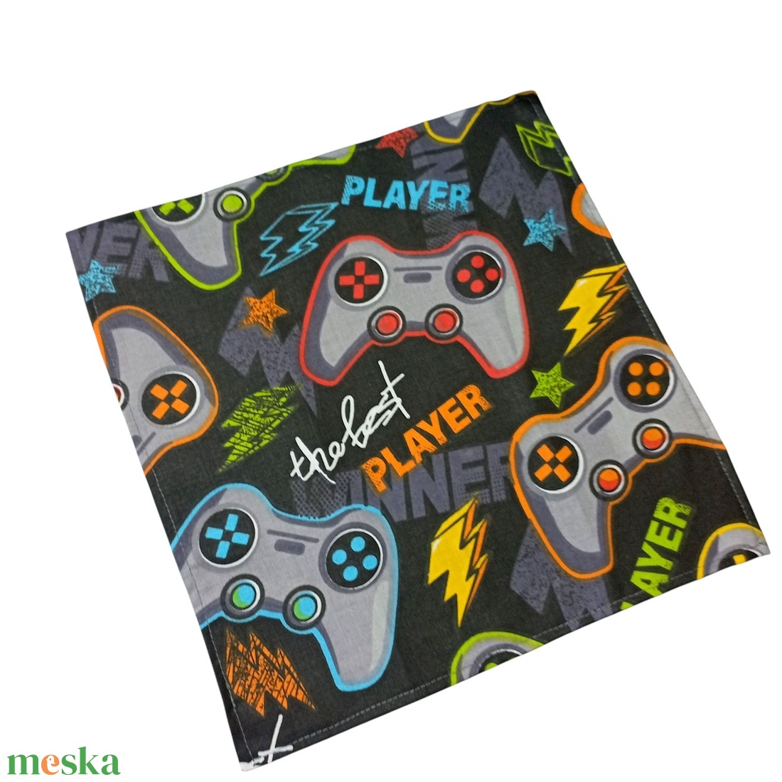 Textil szalvéta 2db, player - otthon & életmód - konyhafelszerelés, tálalás - konyhai textil - szalvéta - Meska.hu