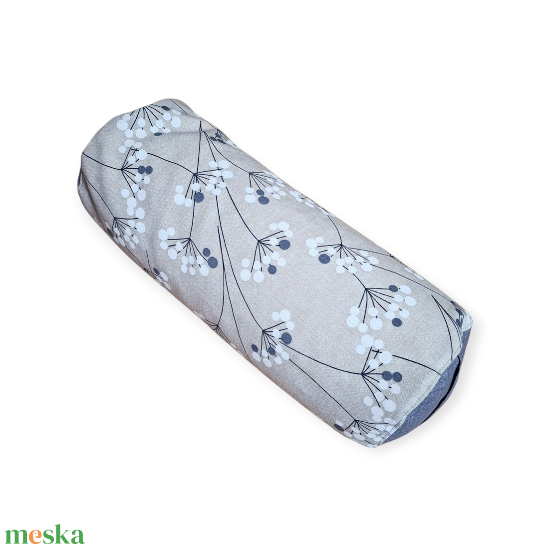 Mini henger párna tönköly pelyvával töltve, Pitypangos - játék & sport - sport és kikapcsolódás - jóga, pilates, torna - jógapárna - Meska.hu