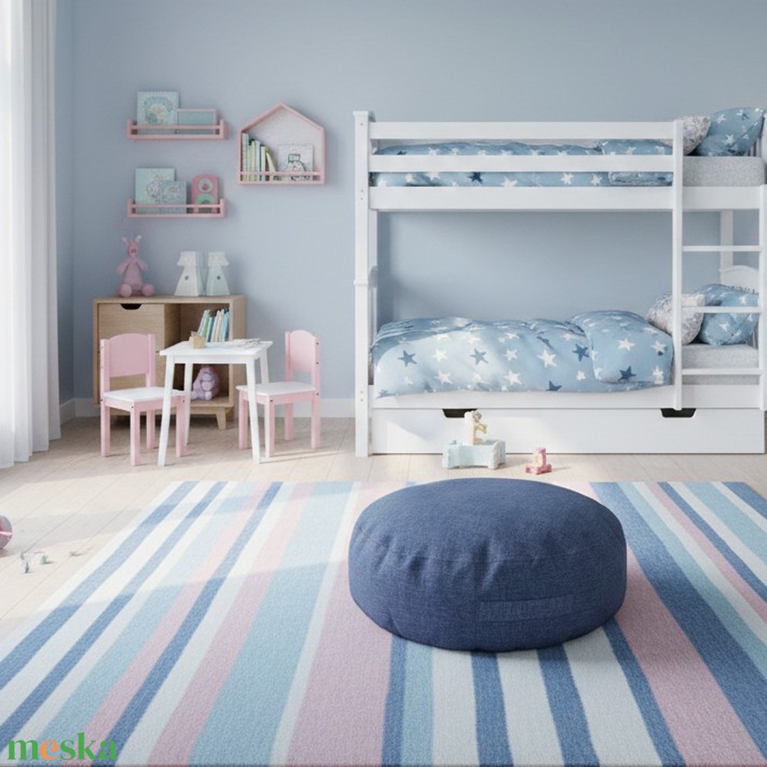 Puff, padlópárna szürke 60 � 20 cm - otthon & életmód - bútor - babzsák - babzsák párna - Meska.hu