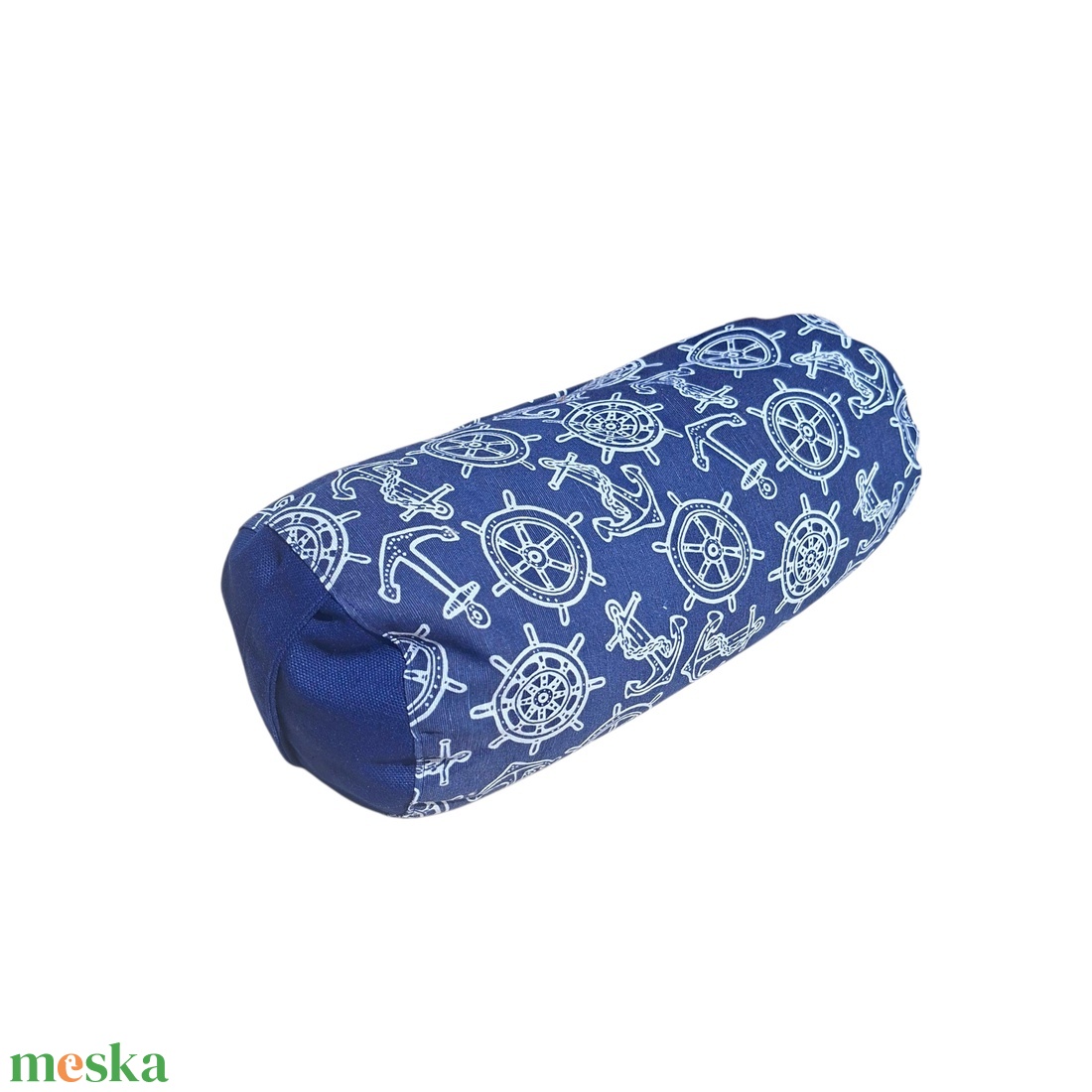 Henger párna tönköly pelyvával töltve, 14X30cm, Horgonyos - játék & sport - sport és kikapcsolódás - jóga, pilates, torna - jógapárna - Meska.hu