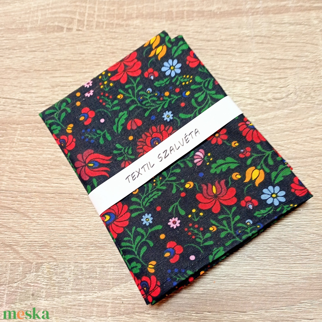 Textil szalvéta 2db, Matyó - otthon & életmód - konyhafelszerelés, tálalás - konyhai textil - szalvéta - Meska.hu