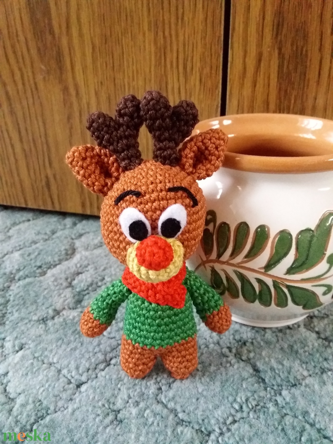 Amigurumi rénszarvas - játék & sport - plüssállat & játékfigura - más figura - Meska.hu Amigurumi rénszarvas - játék & sport - plüssállat & játékfigura - más figura - Meska.hu