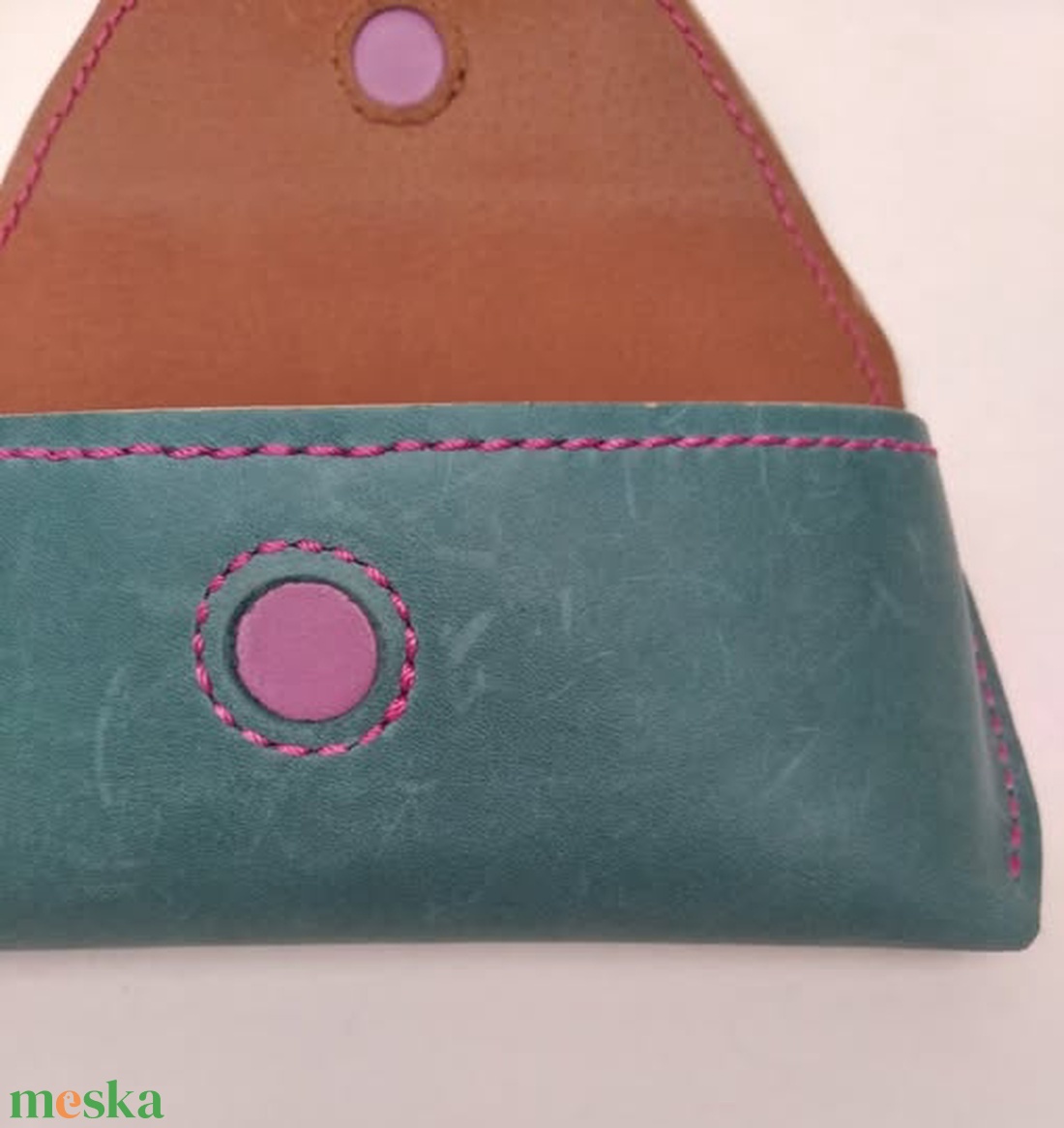 Minnie bőr szemüvegtartó tok - táska & tok - pénztárca & más tok - szemüvegtok - Meska.hu