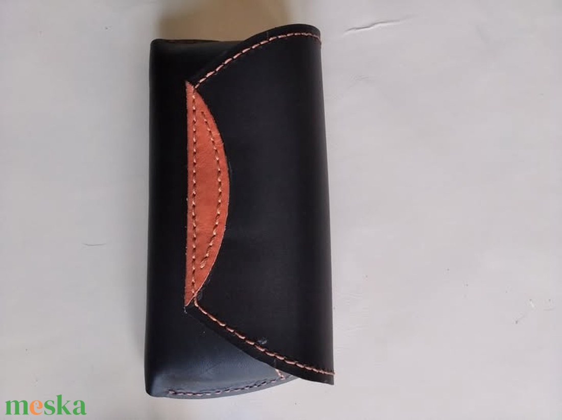 bőr szemüvegtartó tok - táska & tok - pénztárca & más tok - szemüvegtok - Meska.hu