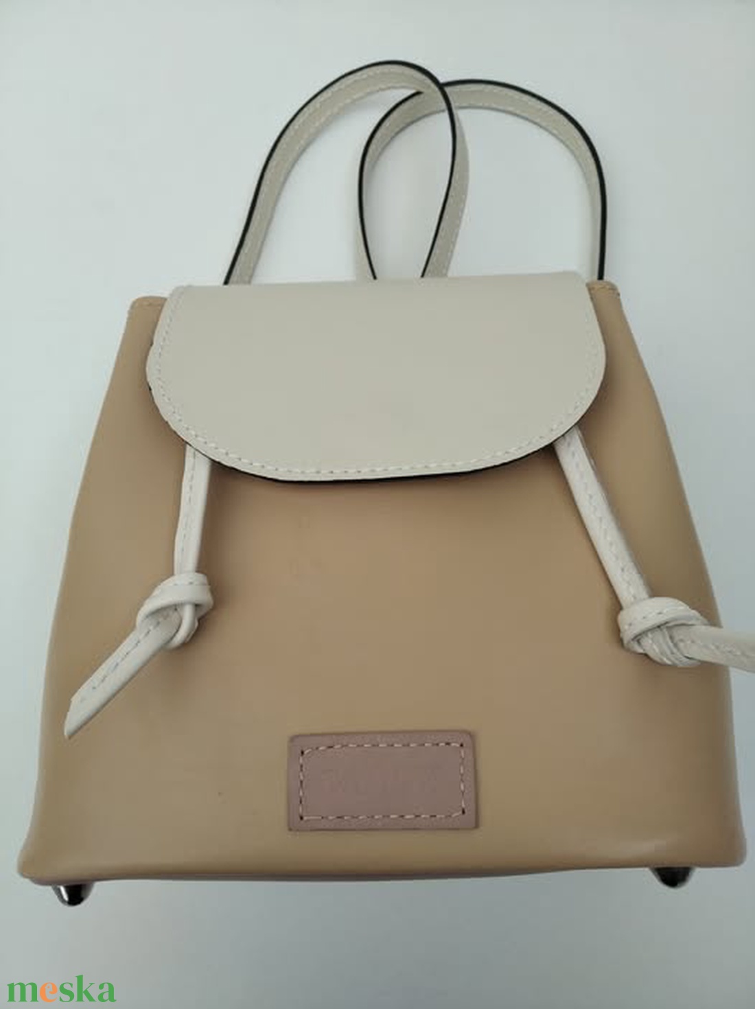 Arlene borjúbőr hátitáska - táska & tok - hátizsák - hátizsák - Meska.hu