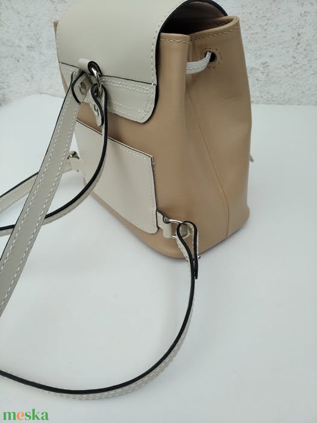 Arlene borjúbőr hátitáska - táska & tok - hátizsák - hátizsák - Meska.hu