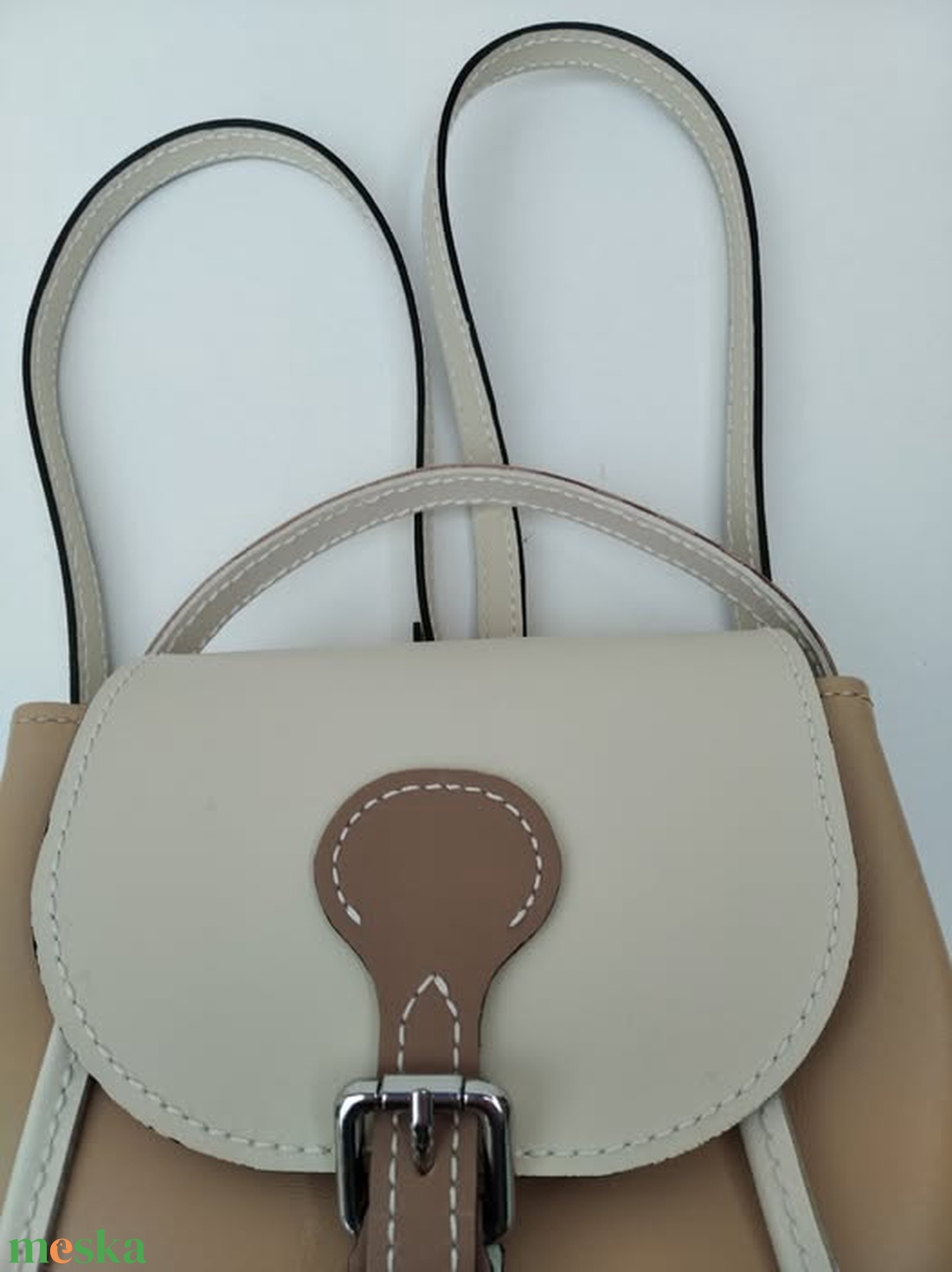 Arlene borjúbőr hátitáska - táska & tok - hátizsák - hátizsák - Meska.hu