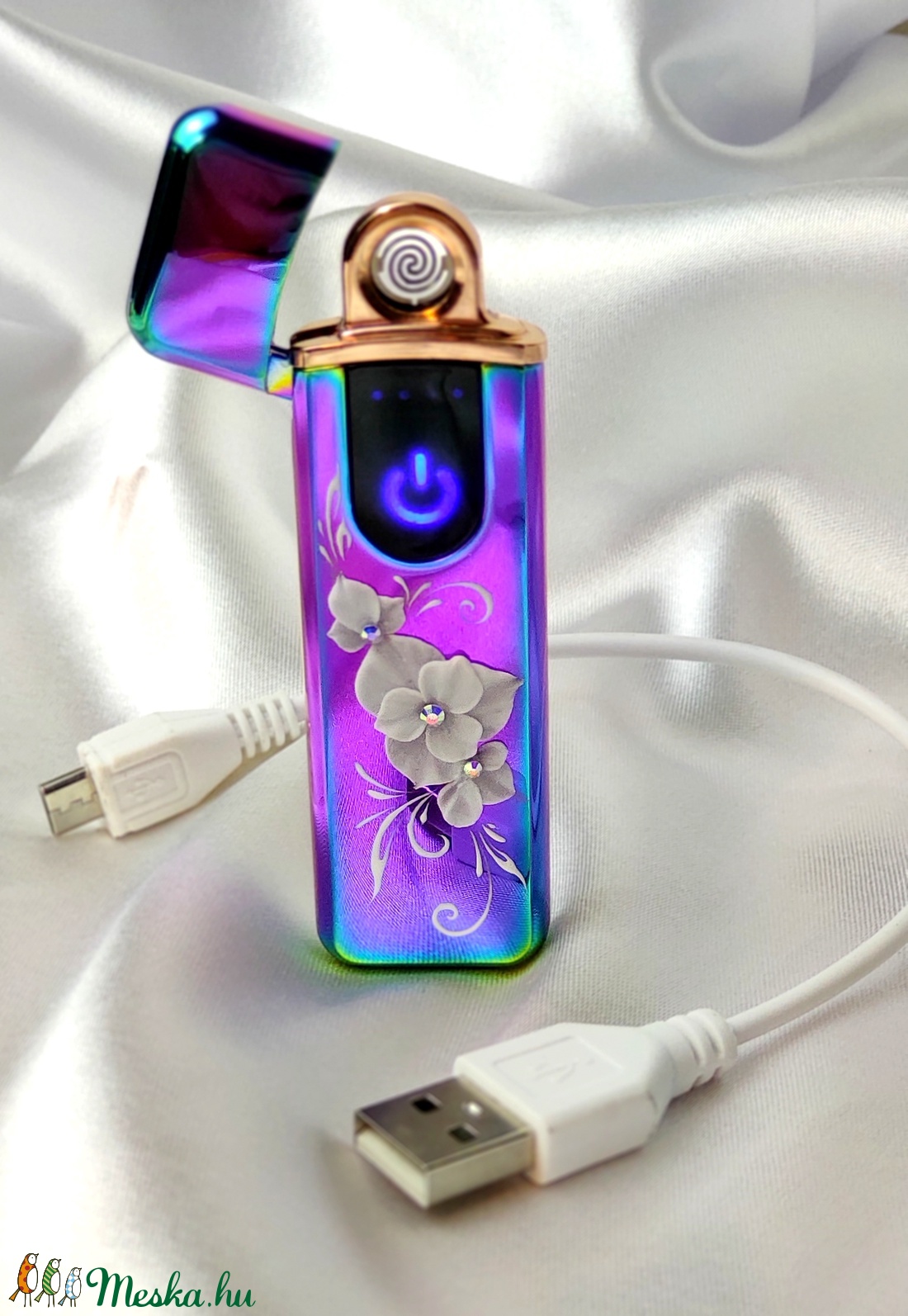 USB tölthető öngyújtó - otthon & életmód - dekoráció - dísztárgy - Meska.hu