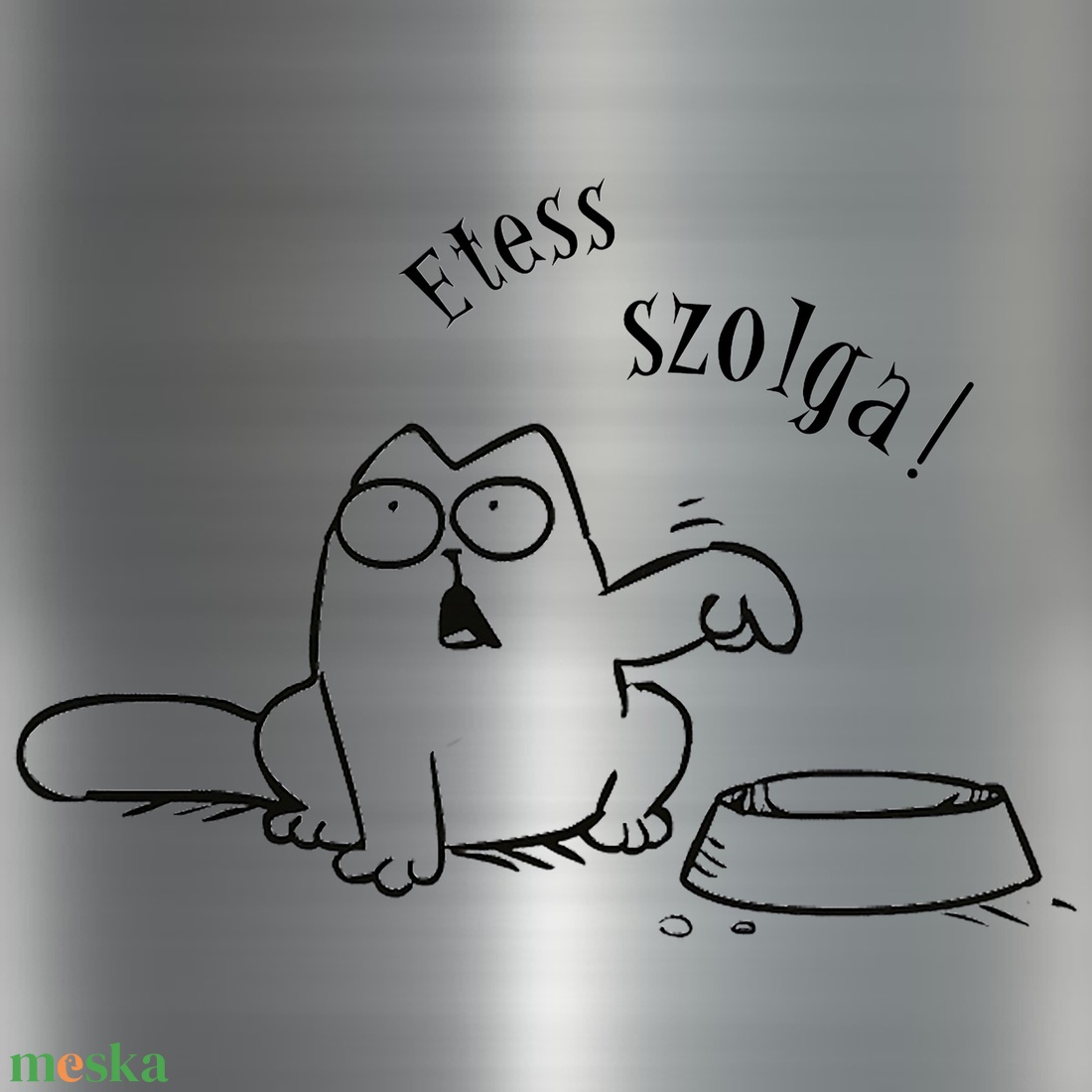 Autós matrica Simon's cat - otthon & életmód - autó - autós matrica - Meska.hu