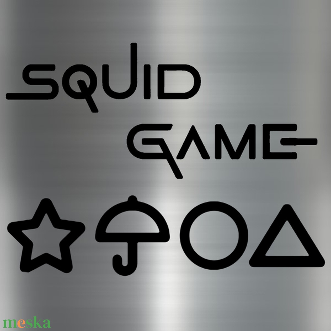 Autós matrica (Squid game - Nyerd meg az életed)- Meska.hu 