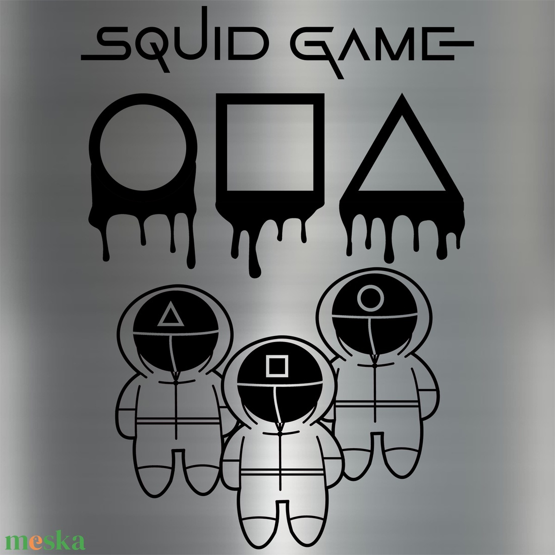 Autós matrica (Squid game - Nyerd meg az életed) - otthon & életmód - autó - autós matrica - Meska.hu