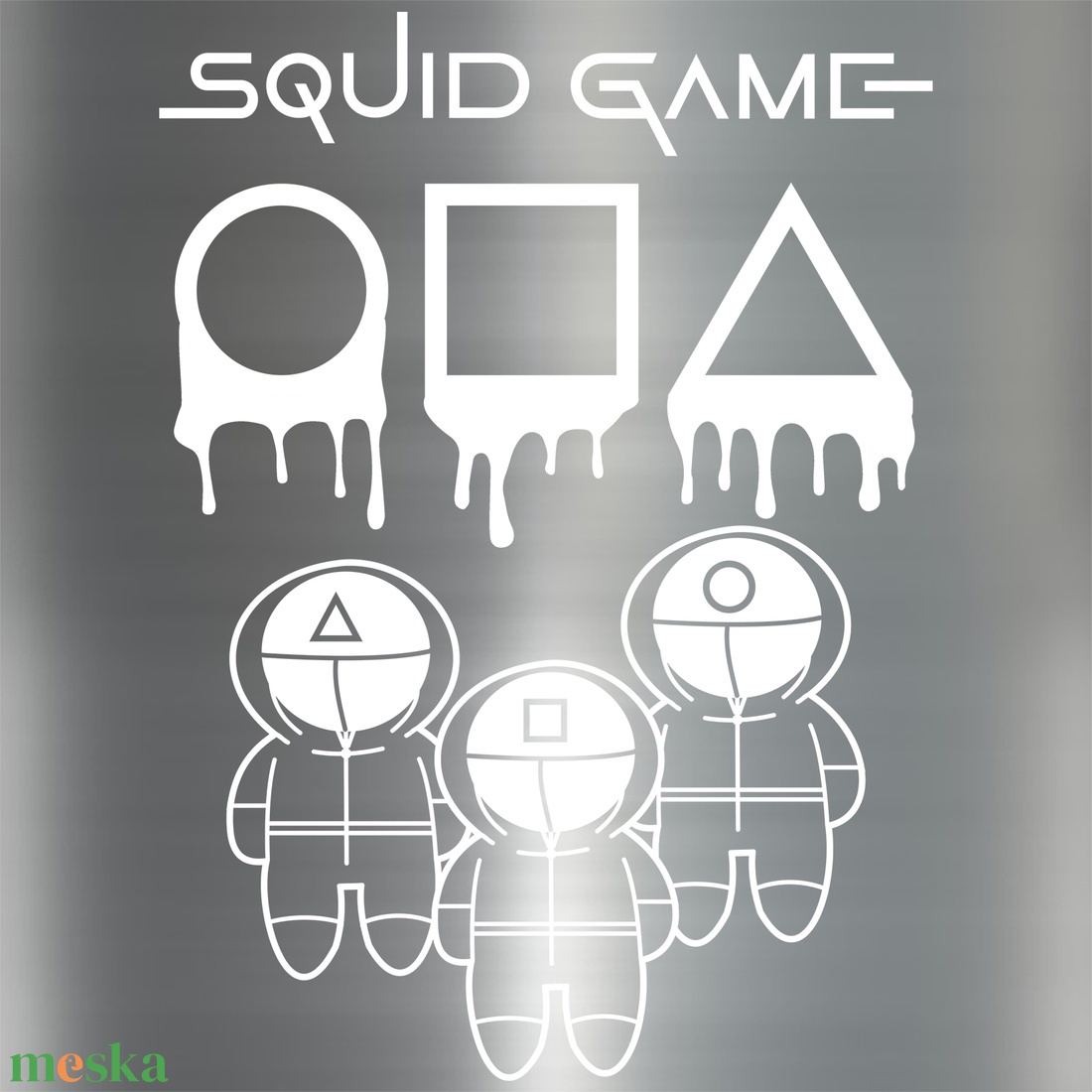 Autós matrica (Squid game - Nyerd meg az életed) - otthon & életmód - autó - autós matrica - Meska.hu