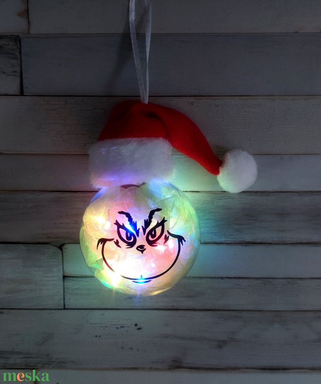 Grinch gömb - karácsony - karácsonyi lakásdekoráció - karácsonyfadíszek - Meska.hu Grinch gömb - karácsony - karácsonyi lakásdekoráció - karácsonyfadíszek - Meska.hu