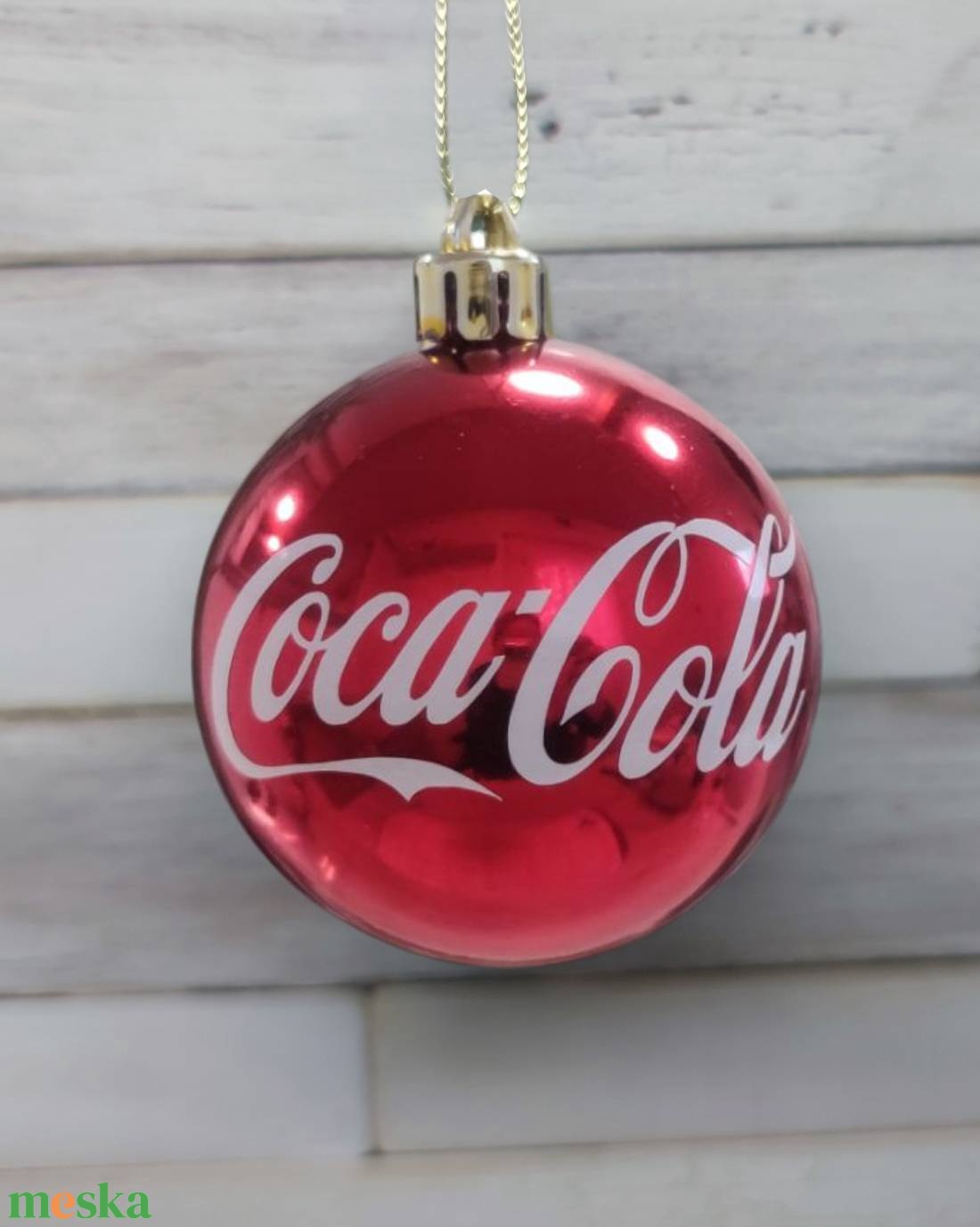 Coca Cola karácsonyi gömb fenyődísz - karácsony - karácsonyi lakásdekoráció - karácsonyfadíszek - Meska.hu