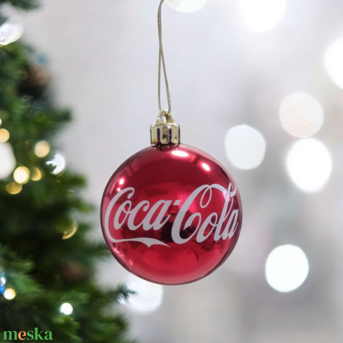 Coca Cola karácsonyi gömb fenyődísz - karácsony - karácsonyi lakásdekoráció - karácsonyfadíszek - Meska.hu