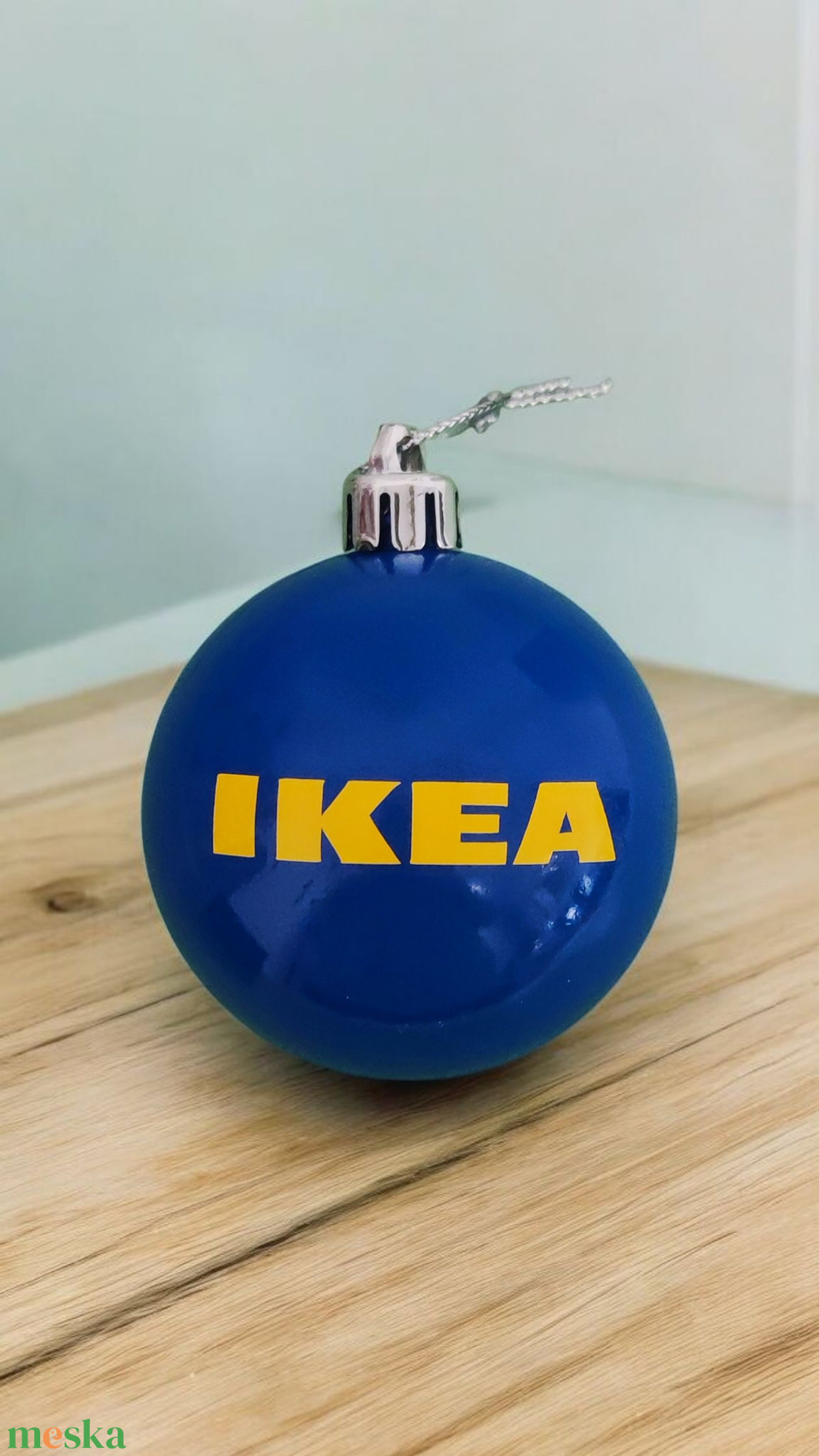 Karácsonyi gömb fenyődísz (IKEA) - karácsony - karácsonyi lakásdekoráció - karácsonyfadíszek - Meska.hu