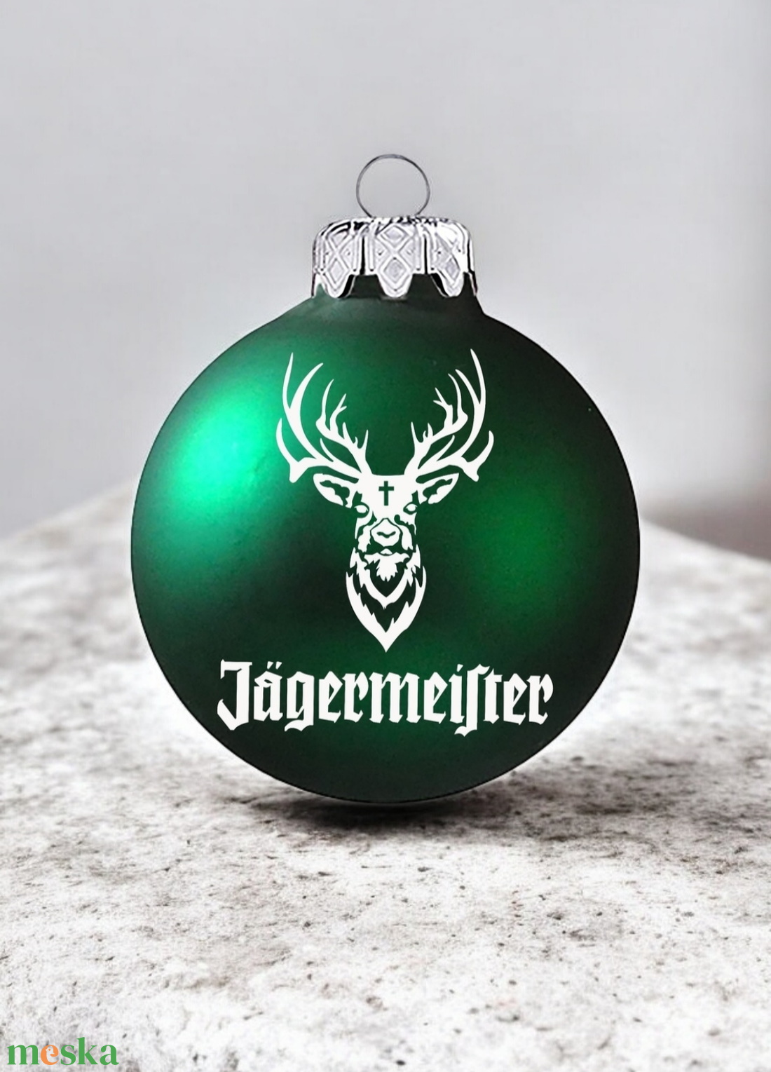 Jagermeister karácsonyi gömb - karácsony - karácsonyi lakásdekoráció - karácsonyfadíszek - Meska.hu