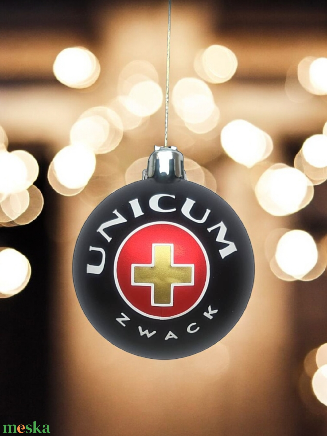 Unicum gömb fenyődísz ( műanyag gömb) - karácsony - karácsonyi lakásdekoráció - karácsonyfadíszek - Meska.hu