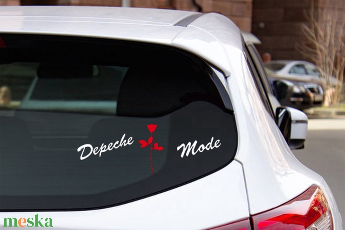 Depeche Mode autós matrica (22 cm-es) - otthon & életmód - autó - autós matrica - Meska.hu