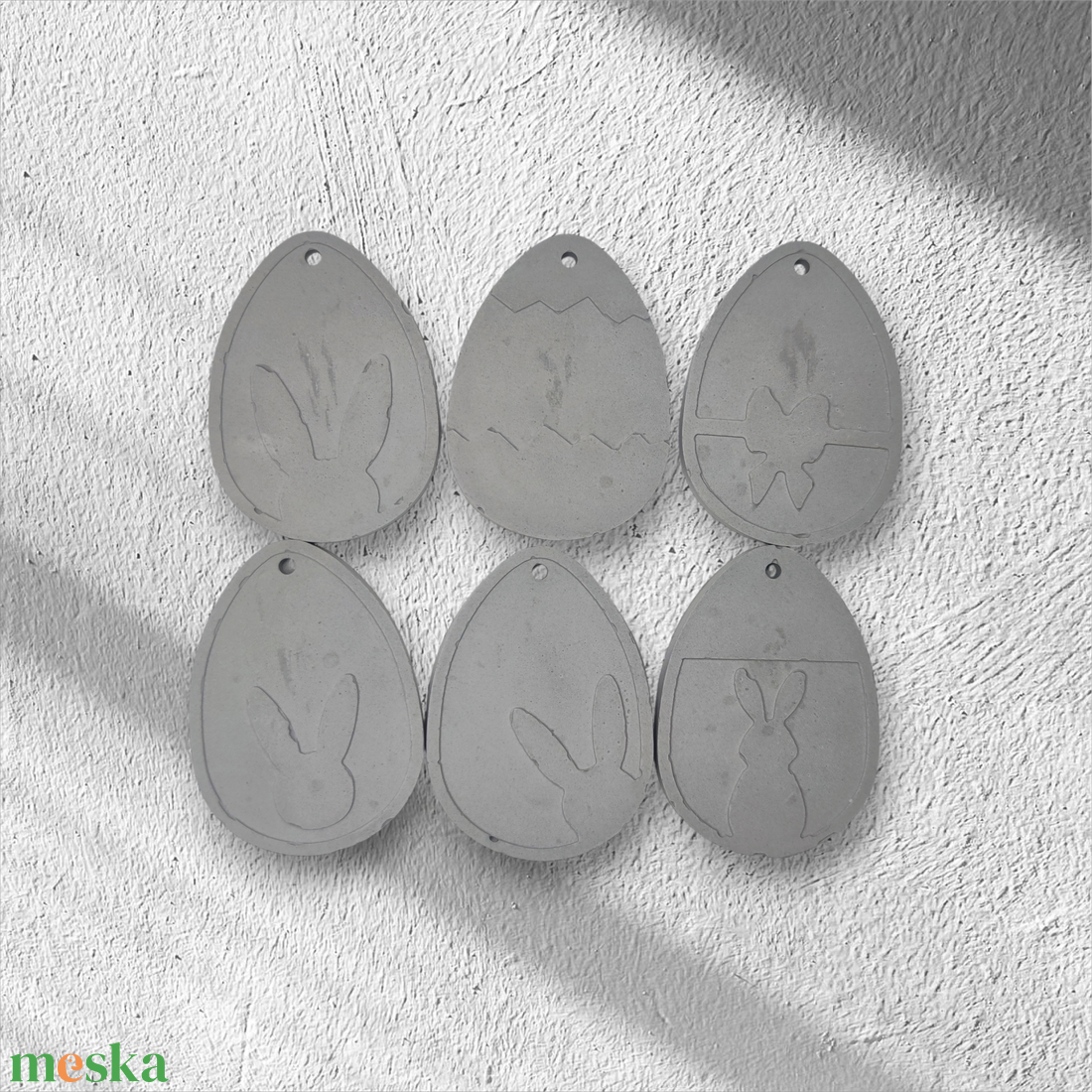 Festhető húsvéti tojás - kellékek & szerszámok - vegyes alapanyag - gipsz - Meska.hu