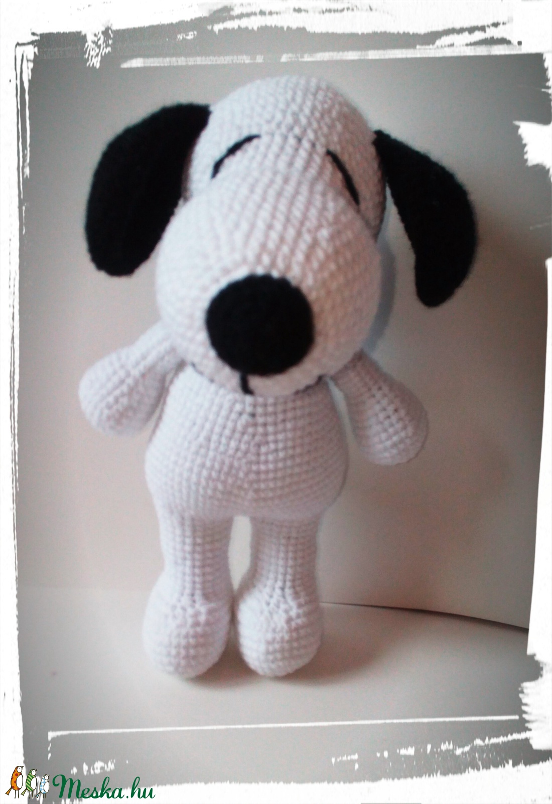 Snoopy - horgolt amigurumi -  - Meska.hu