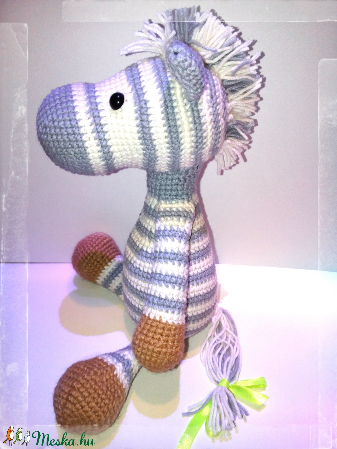 Zéno a zebra - amigurumi -  - Meska.hu