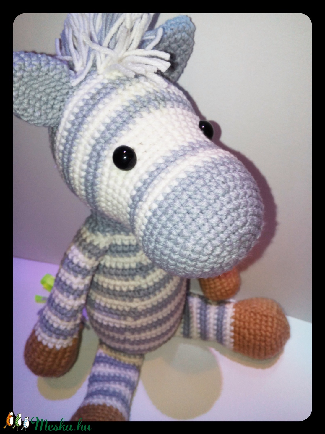 Zéno a zebra - amigurumi -  - Meska.hu