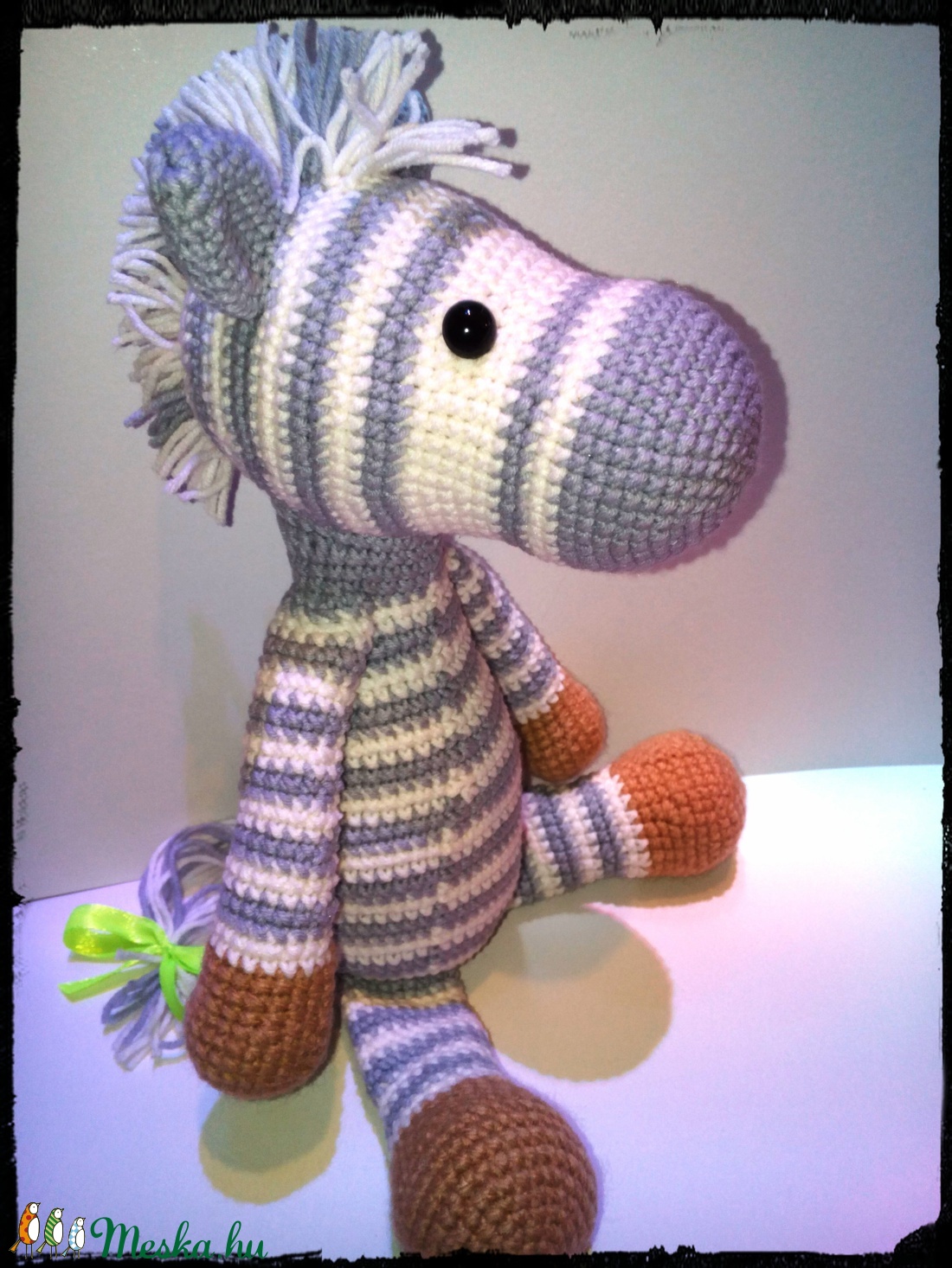 Zéno a zebra - amigurumi -  - Meska.hu