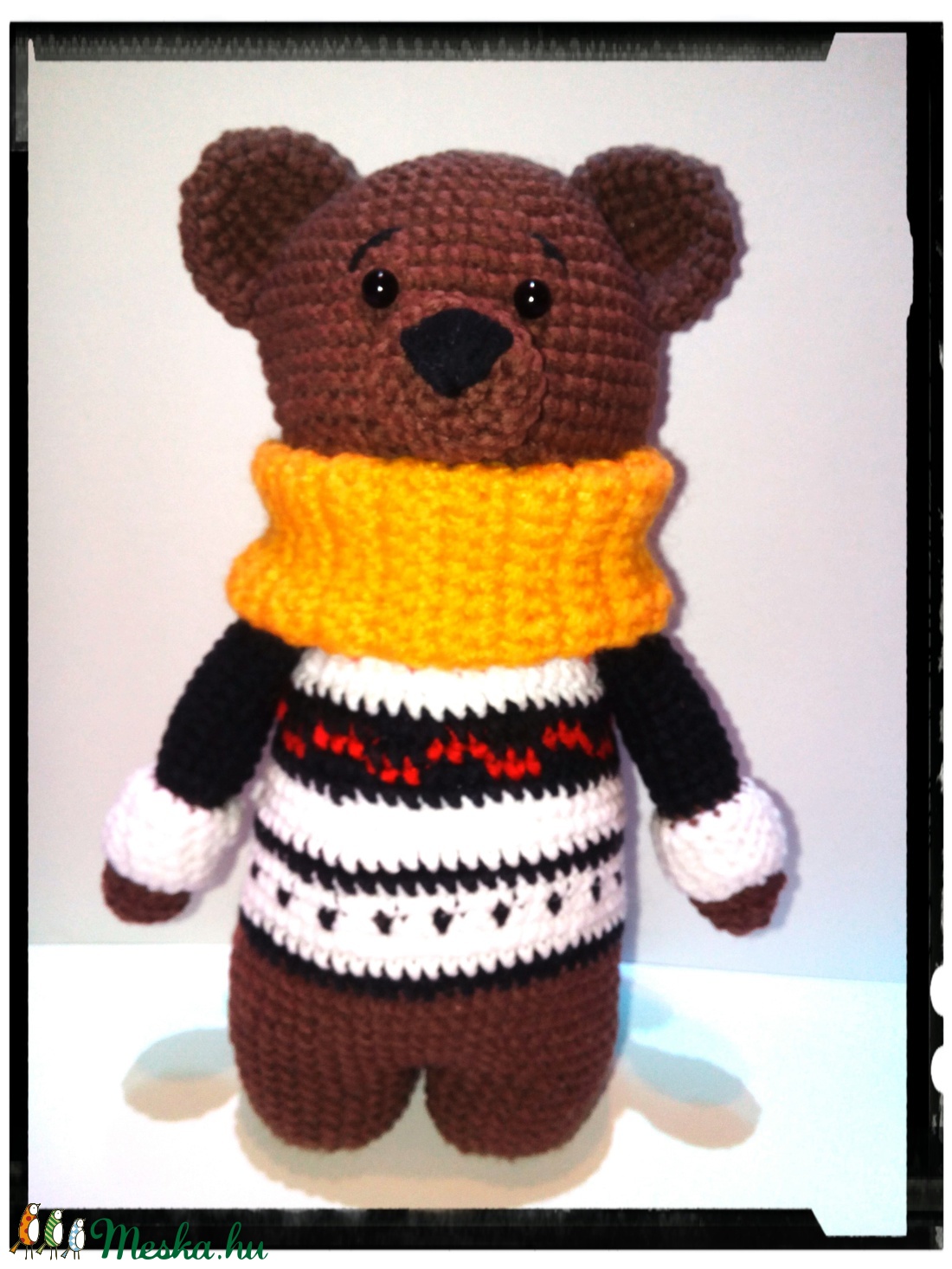 Morgóka - horgolt maci - amigurumi -  - Meska.hu