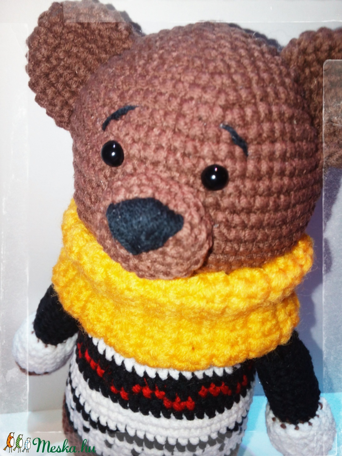 Morgóka - horgolt maci - amigurumi -  - Meska.hu