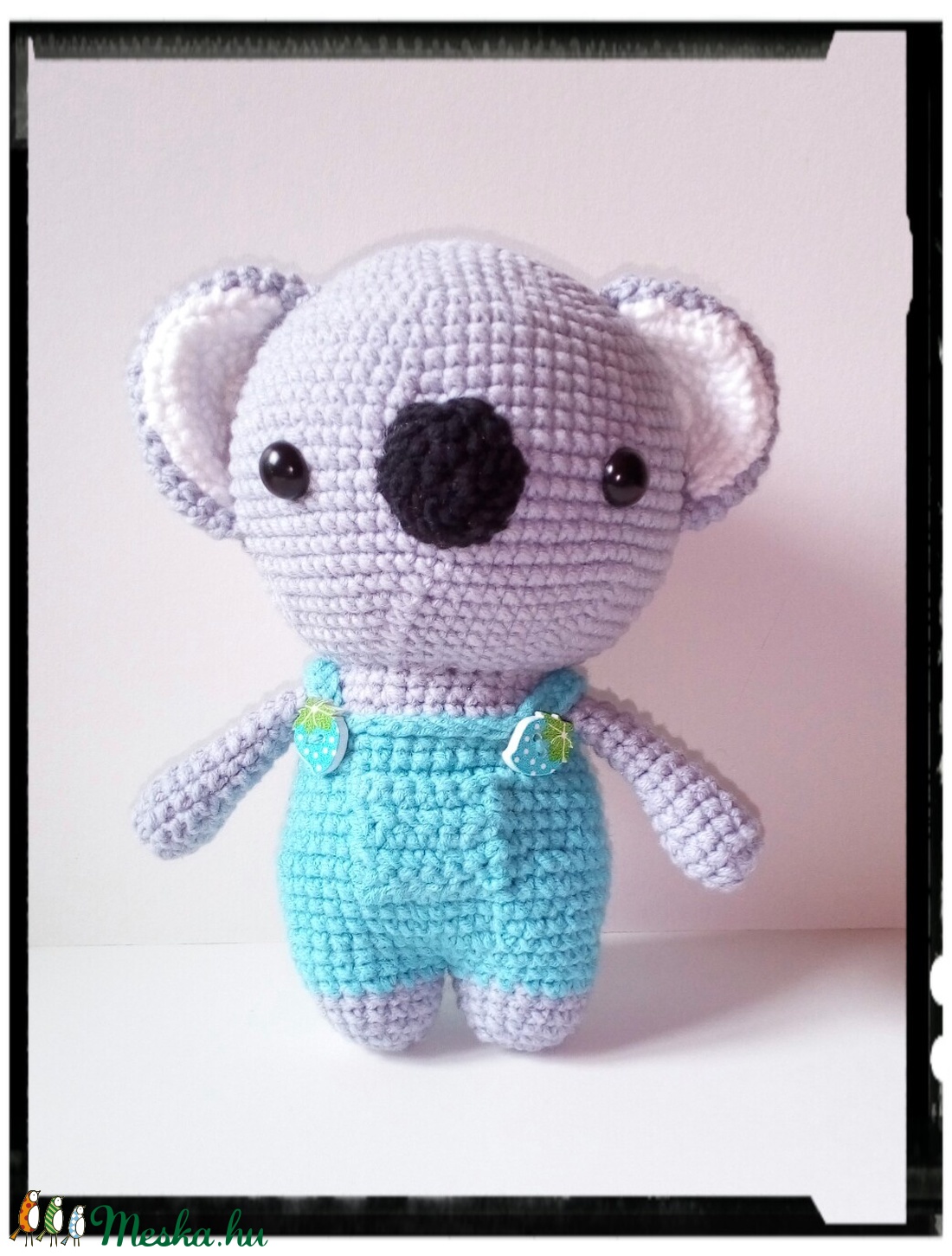 Bobo a kis koala - horgolt amigurumi -  - Meska.hu