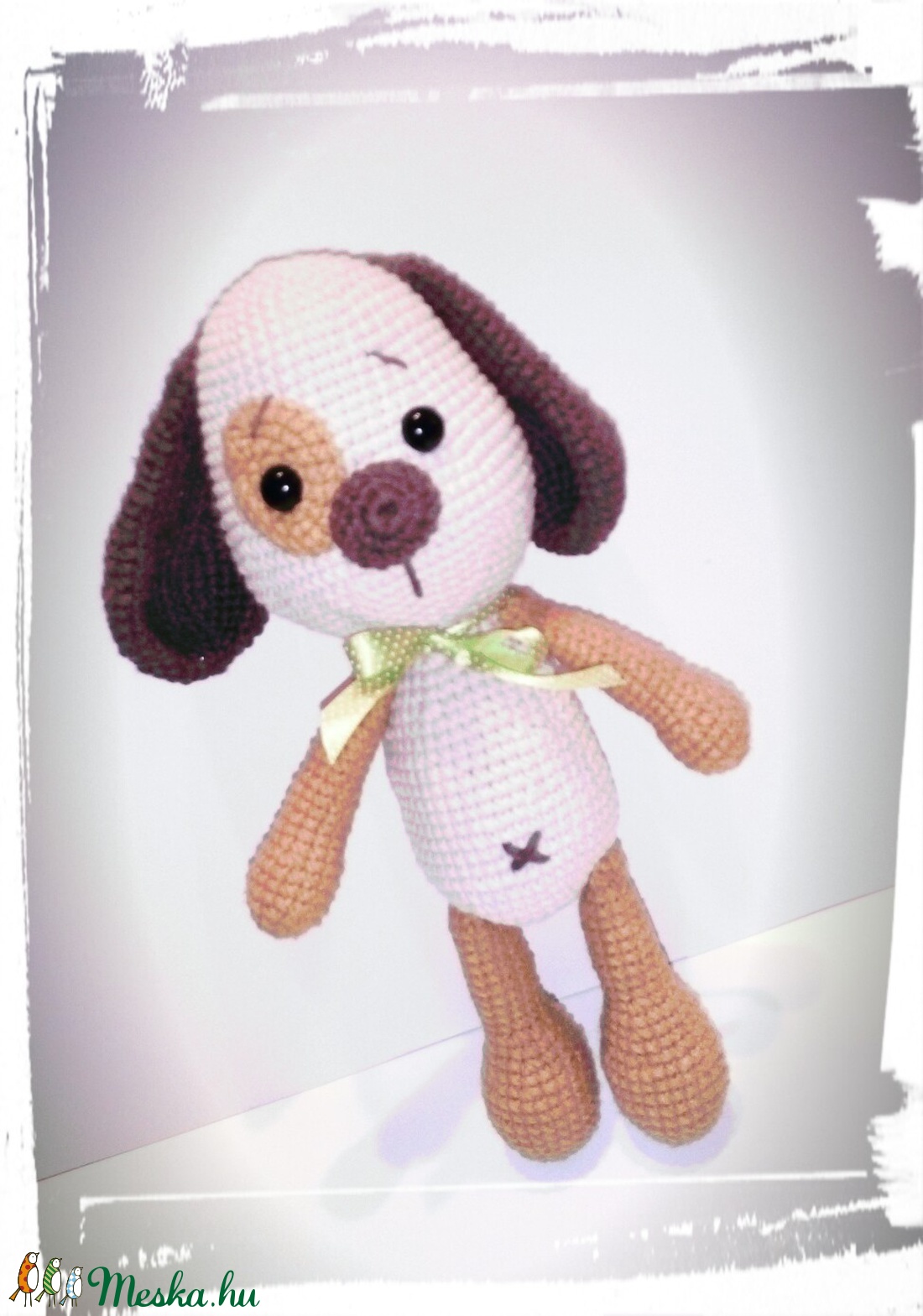 Folton Foltos -horgolt amigurumi kutyus -  - Meska.hu