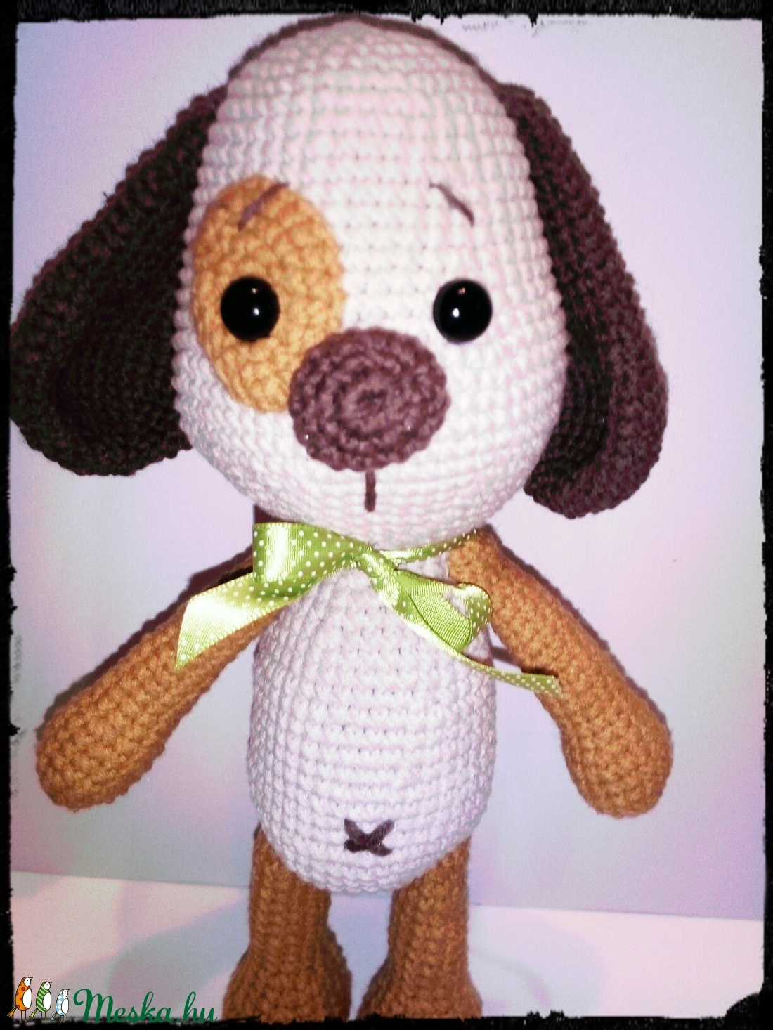 Folton Foltos -horgolt amigurumi kutyus -  - Meska.hu