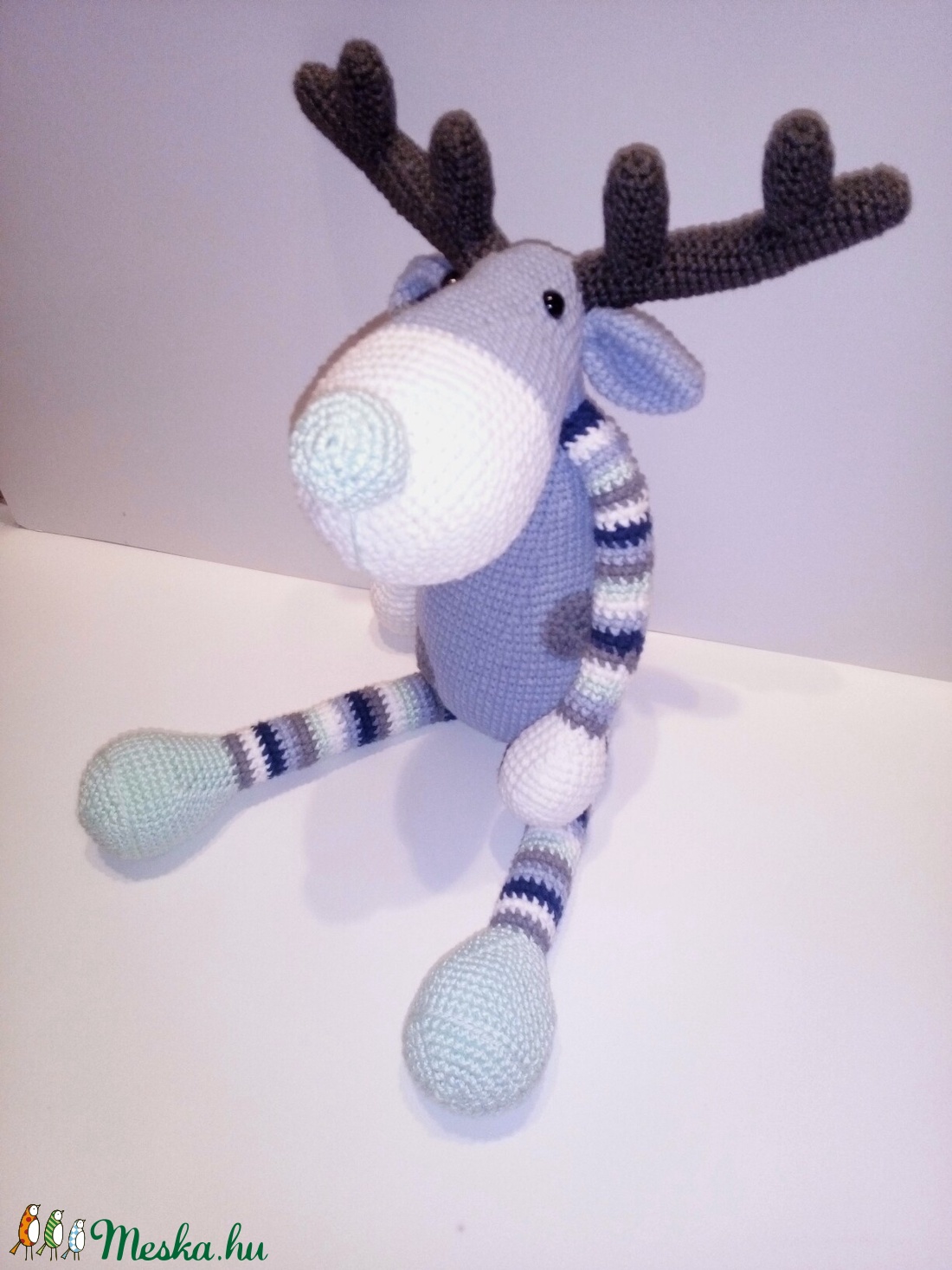 Sven a jeges rénszarvas - horgolt amigurumi -  - Meska.hu