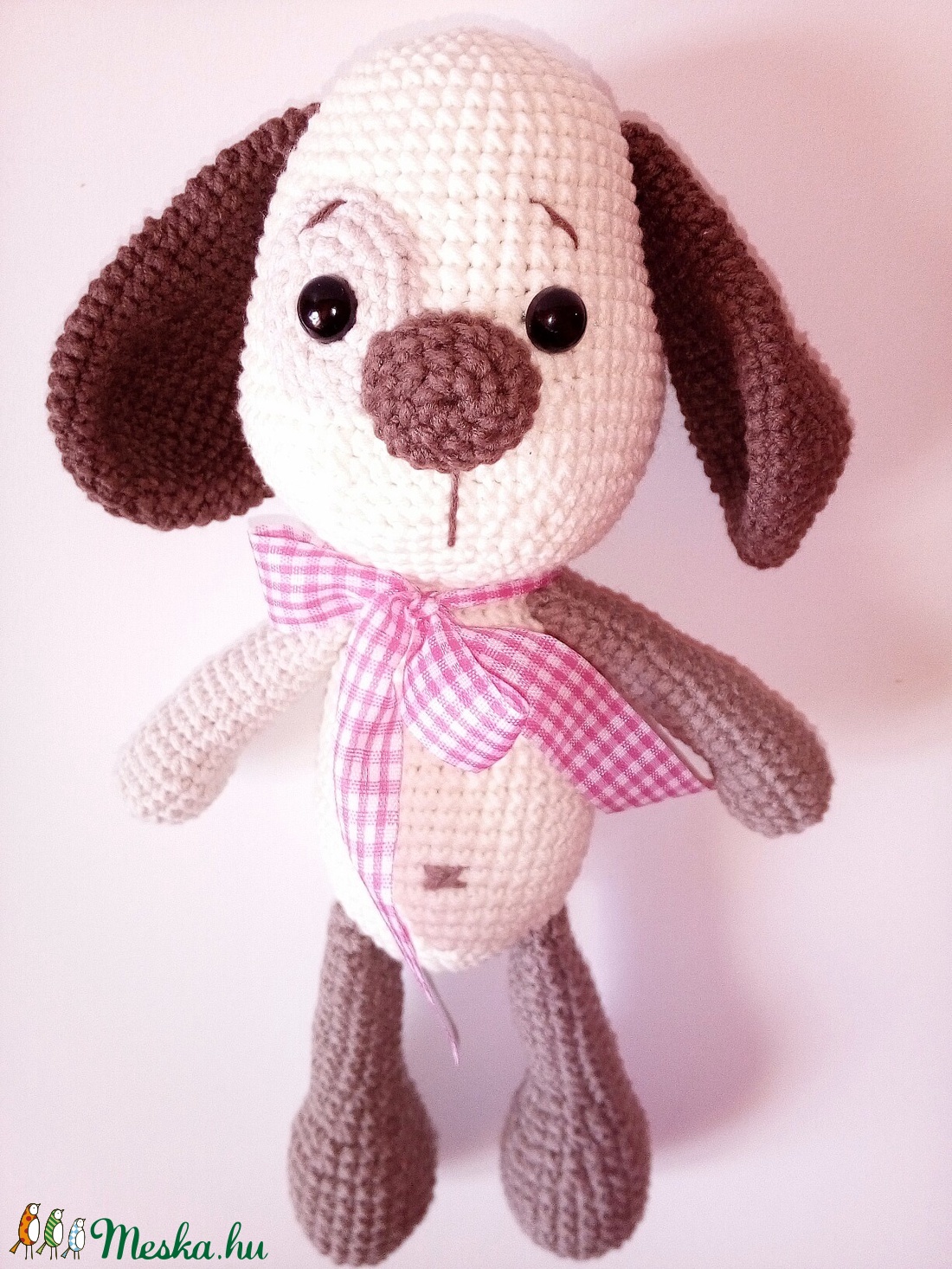 Folton Foltos tesója -horgolt amigurumi kutyus - játék & gyerek - plüssállat & játékfigura - kutya - Meska.hu Folton Foltos tesója -horgolt amigurumi kutyus - játék & gyerek - plüssállat & játékfigura - kutya - Meska.hu