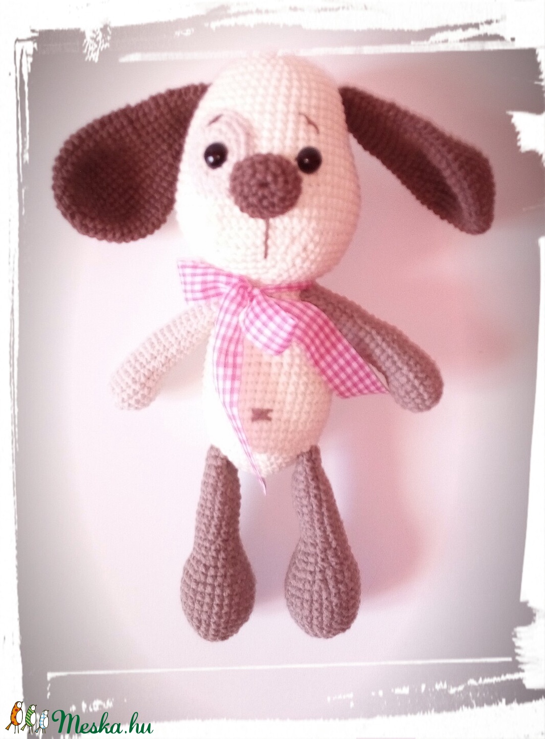Folton Foltos tesója -horgolt amigurumi kutyus - játék & gyerek - plüssállat & játékfigura - kutya - Meska.hu Folton Foltos tesója -horgolt amigurumi kutyus - játék & gyerek - plüssállat & játékfigura - kutya - Meska.hu