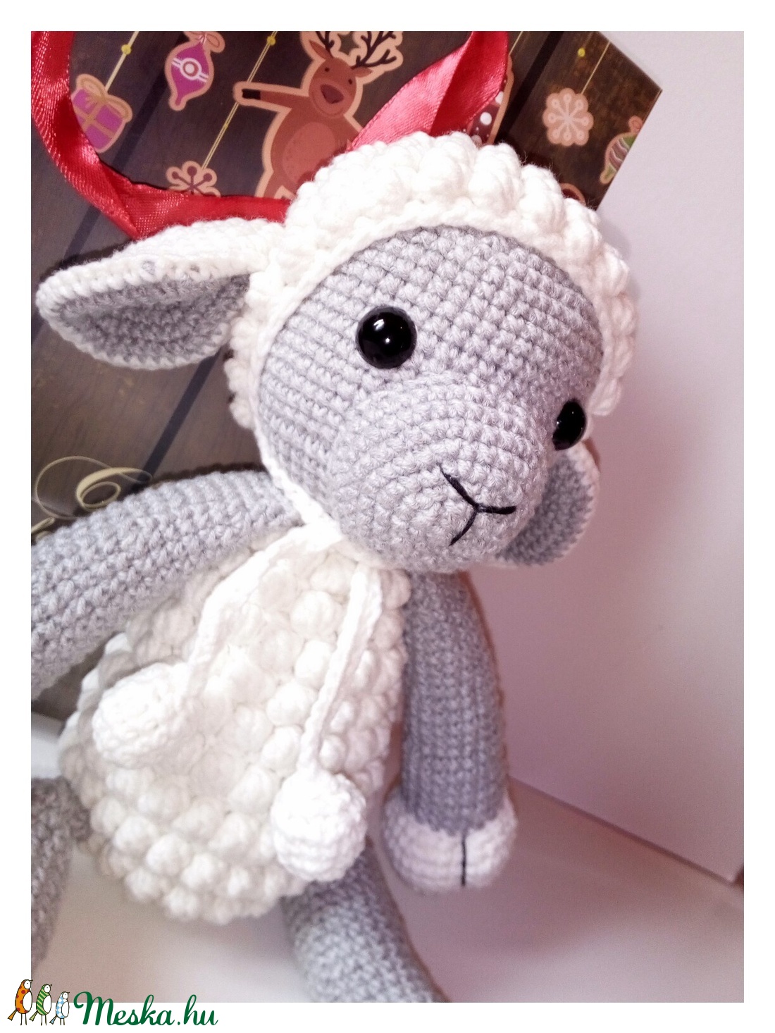 Lucy bari - horgolt amigurumi bárány -  - Meska.hu