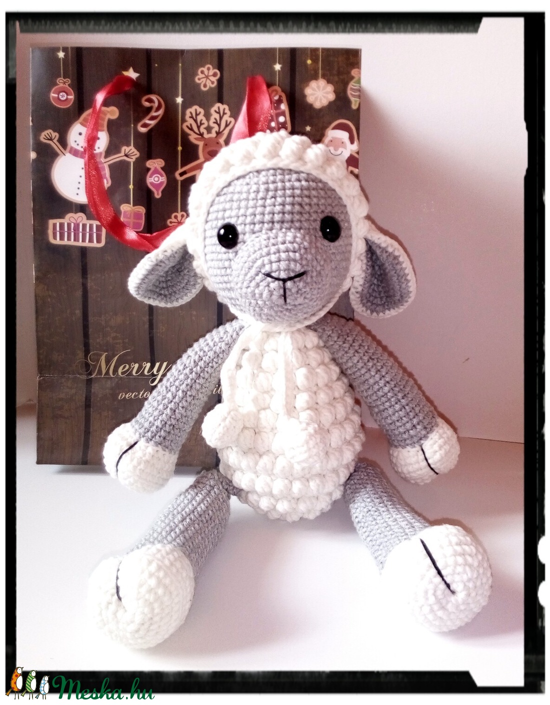 Lucy bari - horgolt amigurumi bárány -  - Meska.hu