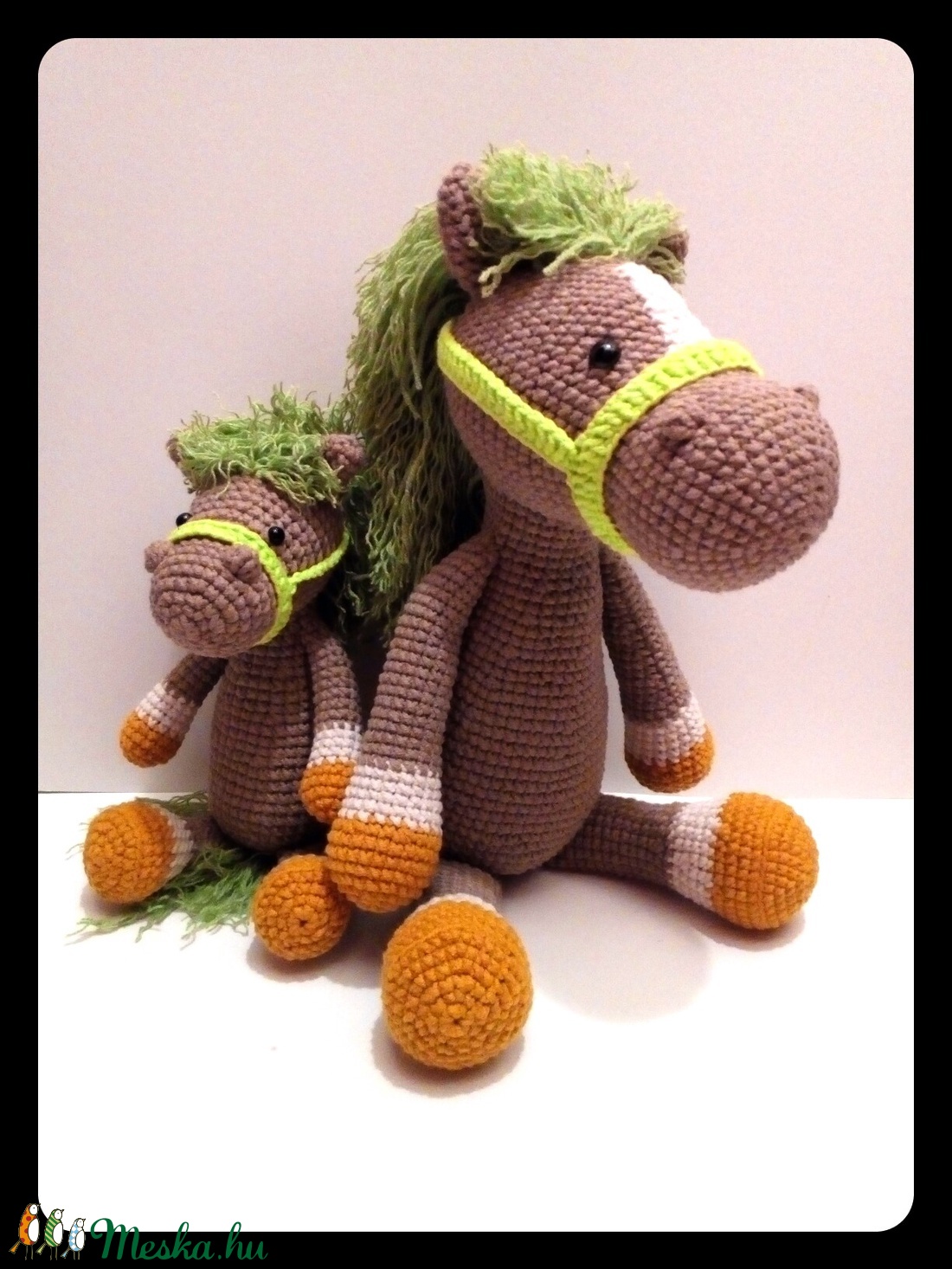 Alma és Almácska- amigurumi lovacskák -  - Meska.hu