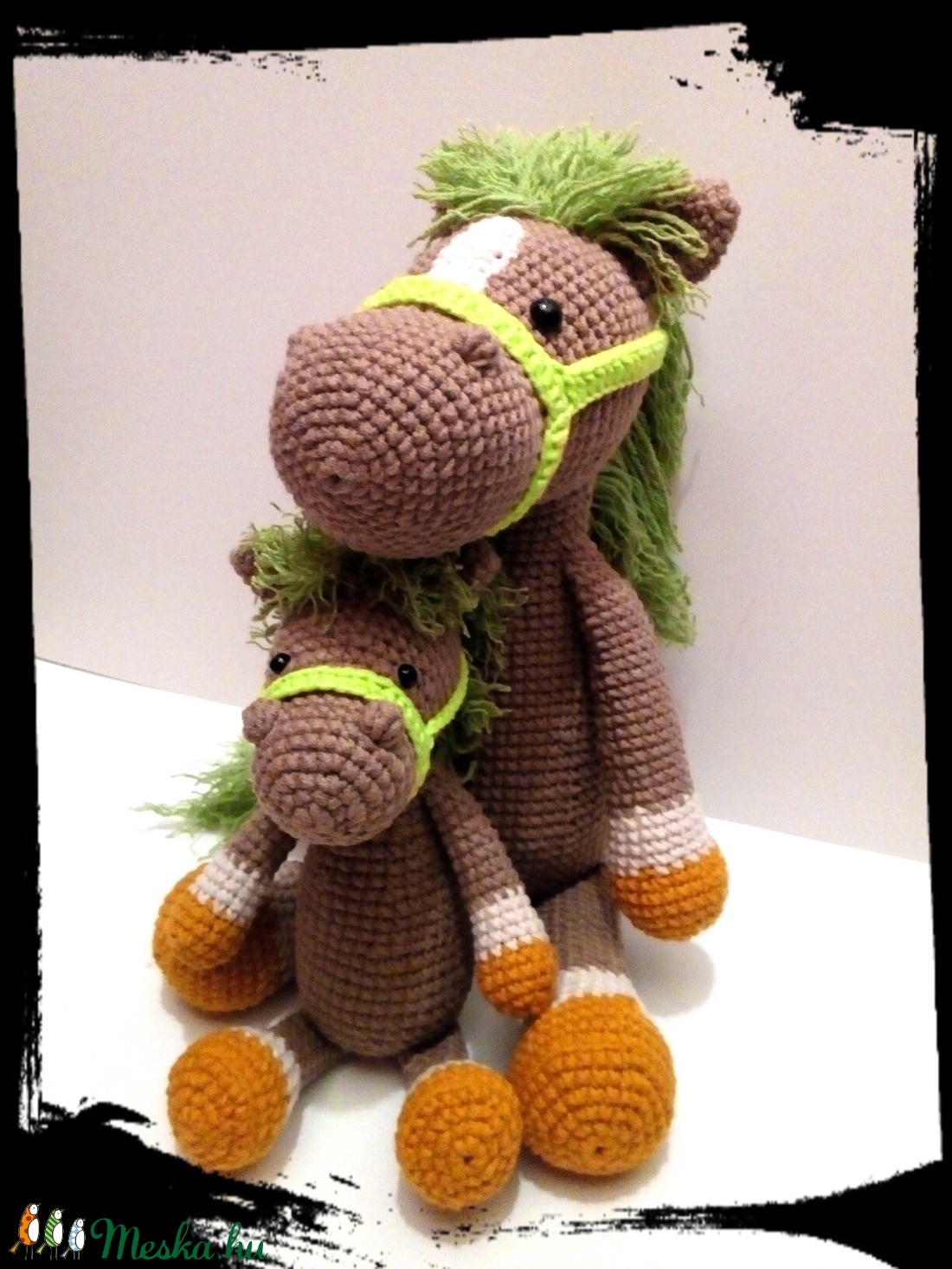 Alma és Almácska- amigurumi lovacskák -  - Meska.hu