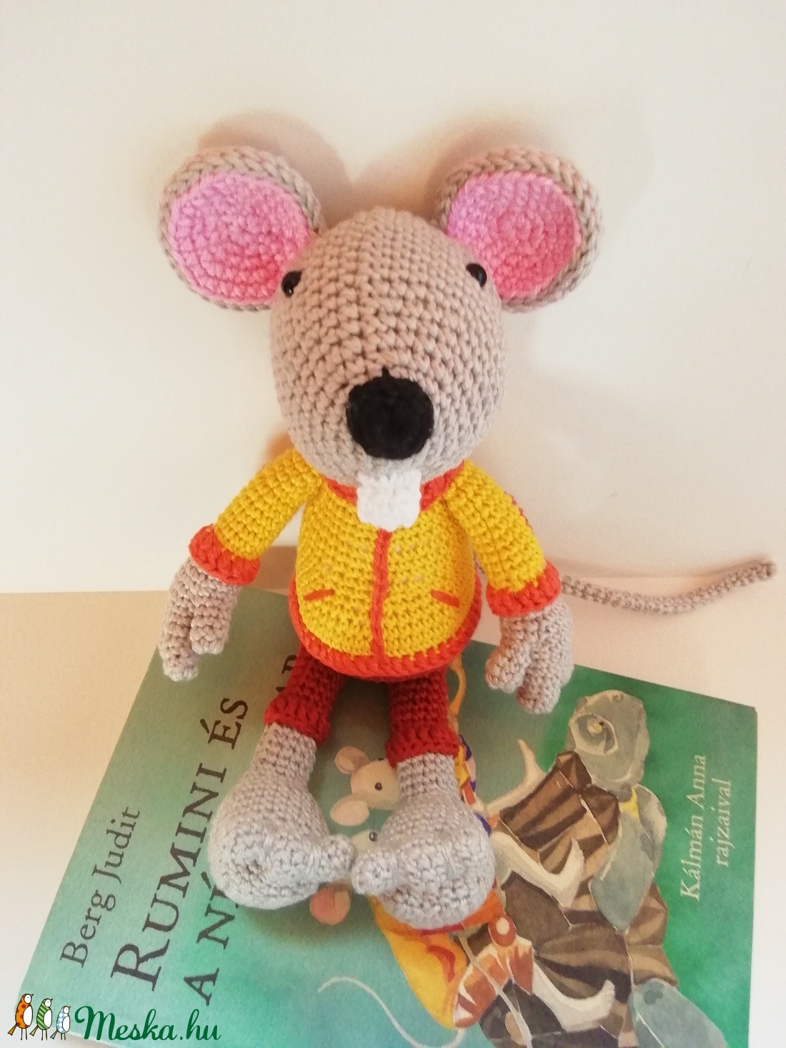 Balikó horgolt kisegér - horgolt amigurumi - játék & gyerek - plüssállat & játékfigura - egér - Meska.hu Balikó horgolt kisegér - horgolt amigurumi - játék & gyerek - plüssállat & játékfigura - egér - Meska.hu