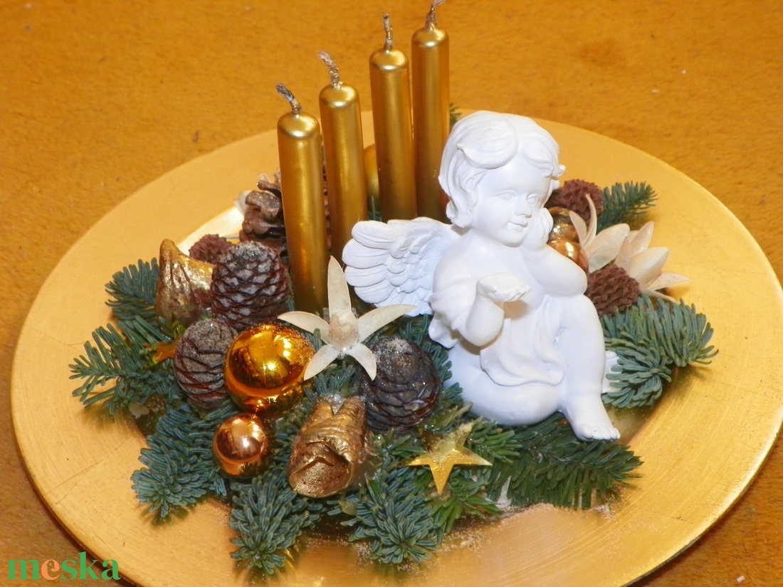 Várakozás-Angyalkás adventi asztaldísz, koszorú - karácsony - karácsonyi lakásdekoráció - ünnepi asztaldekoráció - Meska.hu Várakozás-Angyalkás adventi asztaldísz, koszorú - karácsony - karácsonyi lakásdekoráció - ünnepi asztaldekoráció - Meska.hu
