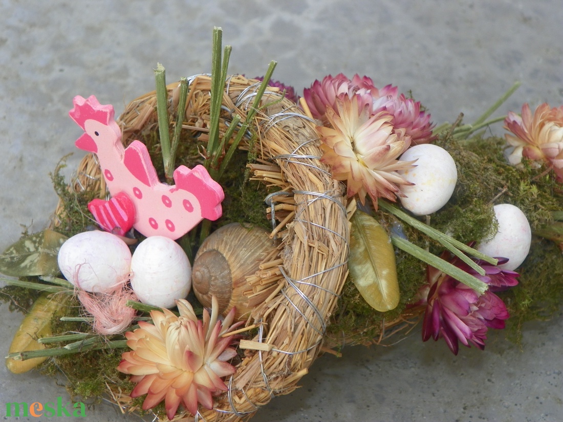 TAVASZ húsvéti -bőségszarú asztaldísz,asztalközép - otthon & életmód - dekoráció - húsvéti asztaldíszek - Meska.hu