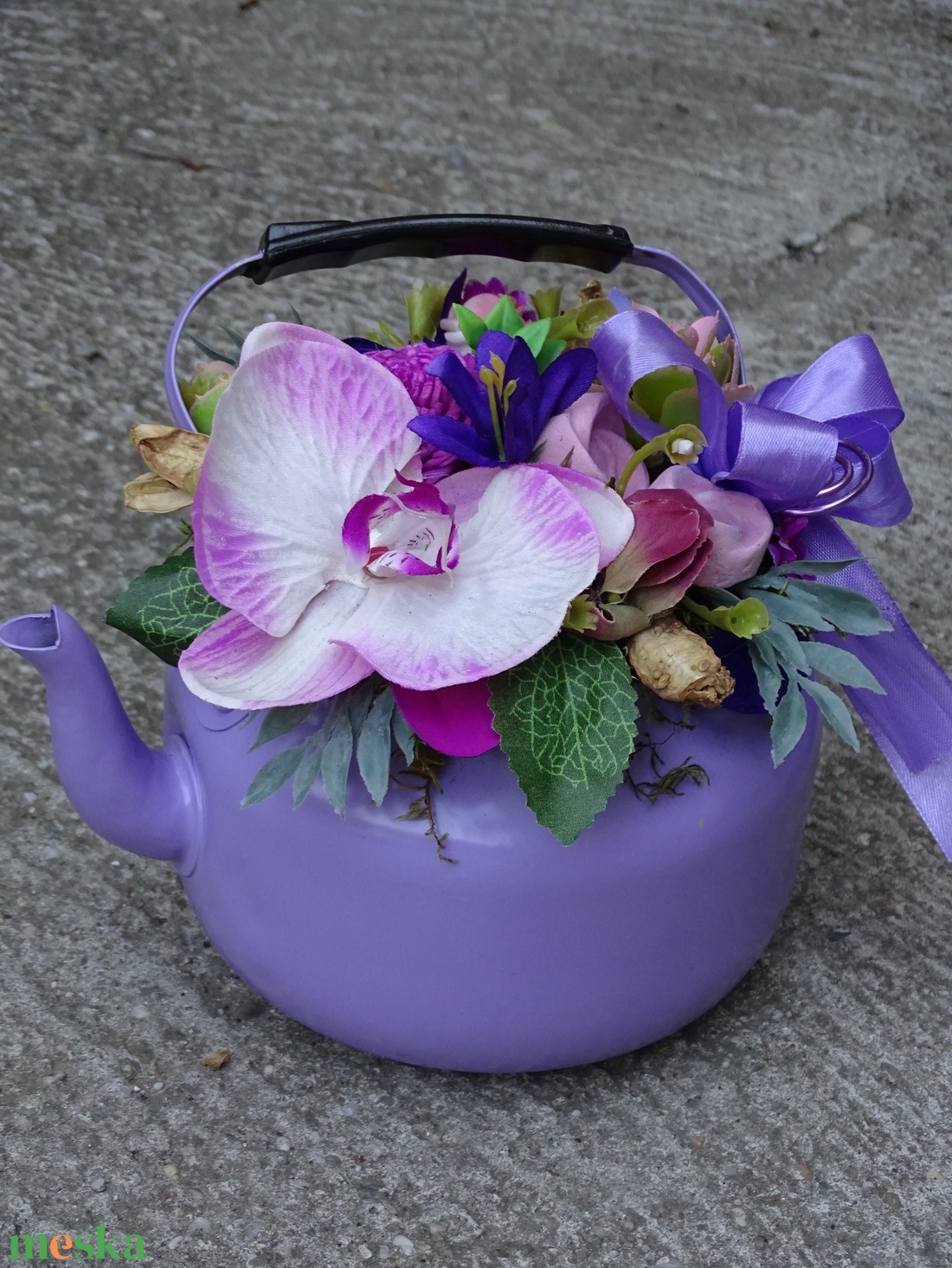 Orchidea, Lila hangulat-egyedi, Asztaldísz,lakásdekoráció - otthon & életmód - dekoráció - asztal és polc dekoráció - asztaldísz - Meska.hu Orchidea, Lila hangulat-egyedi, Asztaldísz,lakásdekoráció - otthon & életmód - dekoráció - asztal és polc dekoráció - asztaldísz - Meska.hu