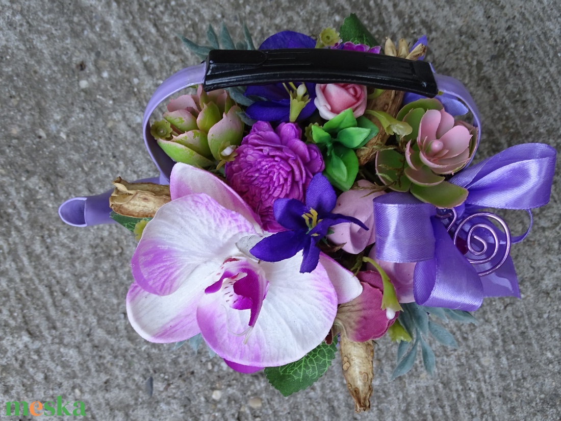 Orchidea, Lila hangulat-egyedi, Asztaldísz,lakásdekoráció - otthon & életmód - dekoráció - asztal és polc dekoráció - asztaldísz - Meska.hu Orchidea, Lila hangulat-egyedi, Asztaldísz,lakásdekoráció - otthon & életmód - dekoráció - asztal és polc dekoráció - asztaldísz - Meska.hu
